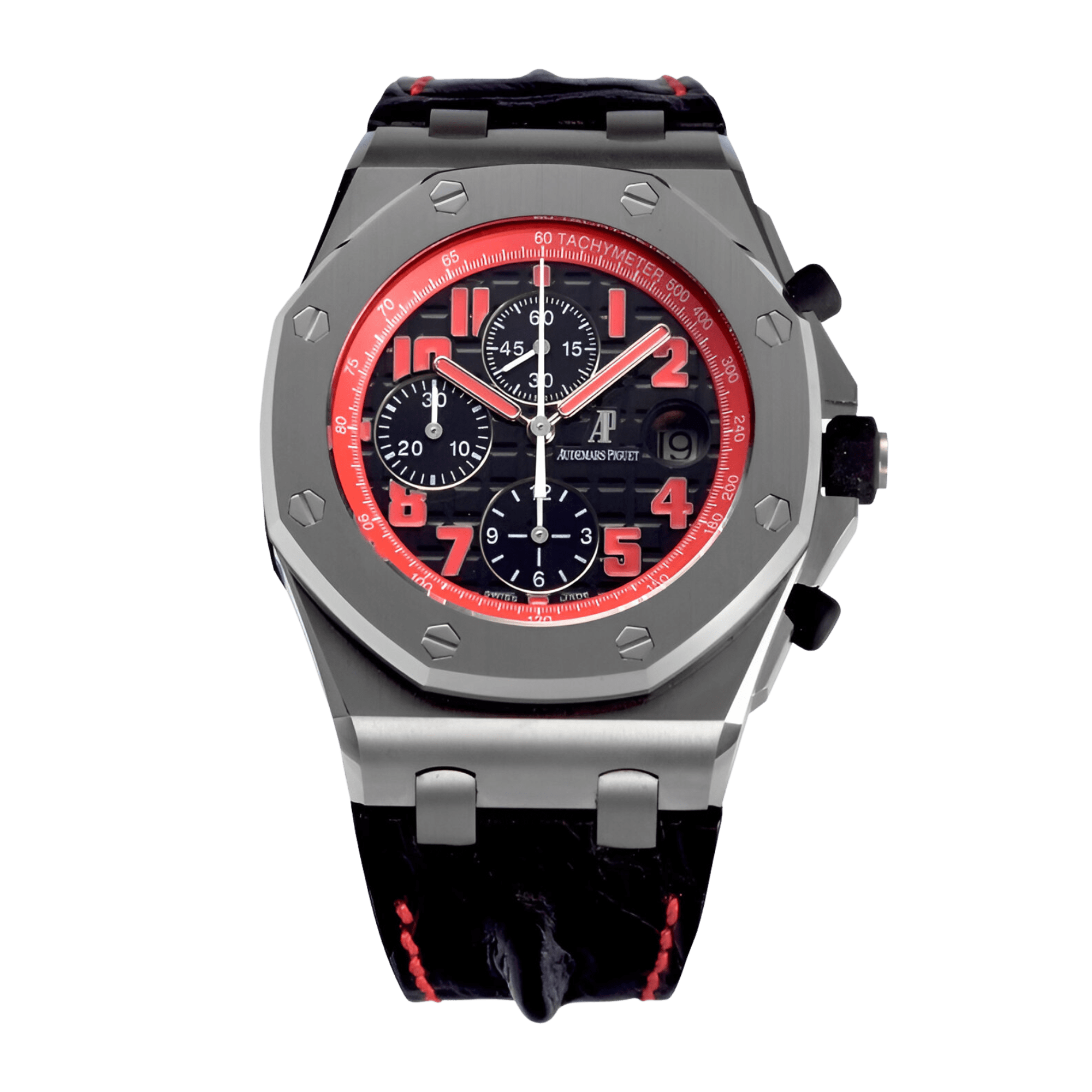 Image of Royal Oak Offshore "Queens Road Limited Edition" Titanium Black Dial 42mm