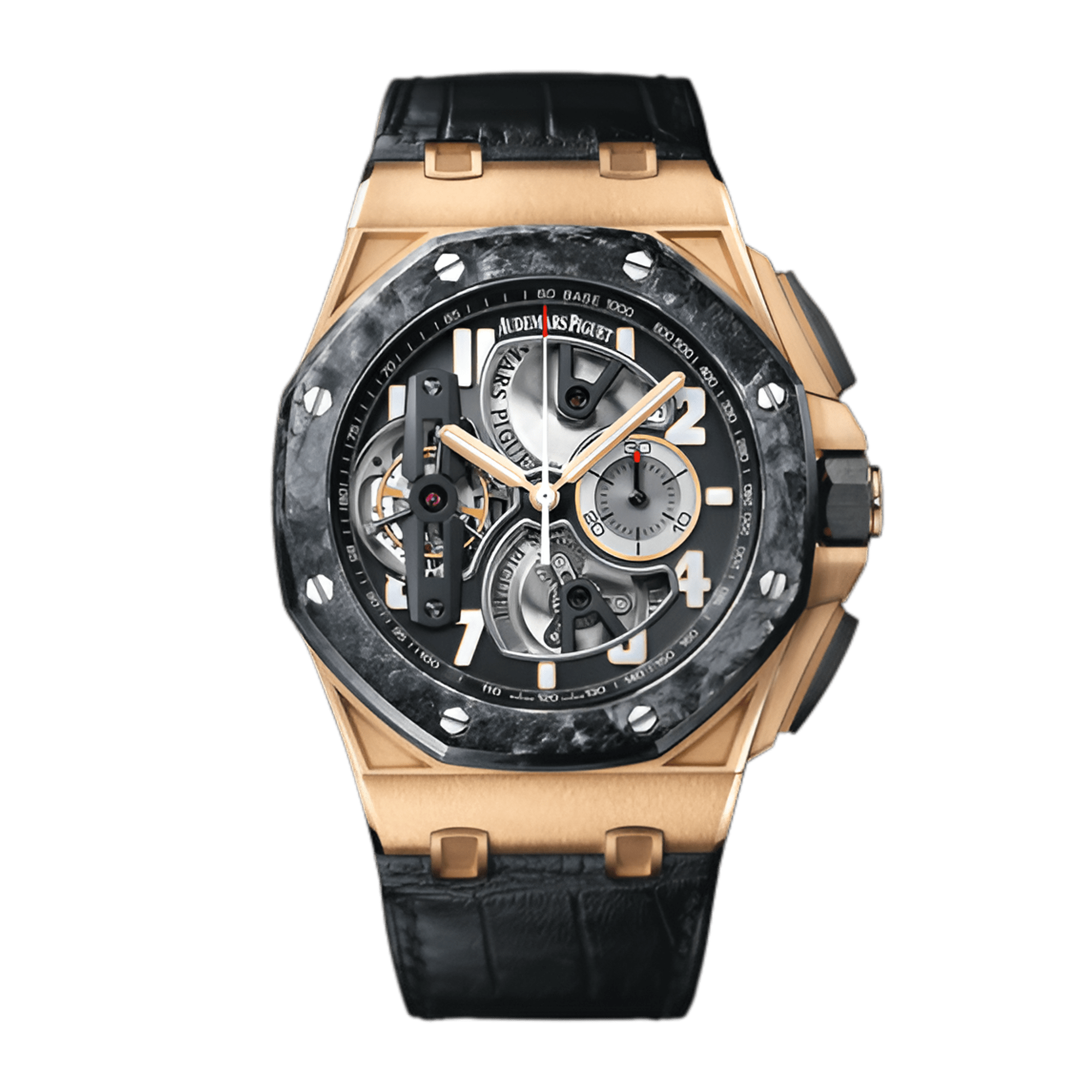 Photo of Royal Oak Offshore 44 Tourbillon Rose Gold Black Dial