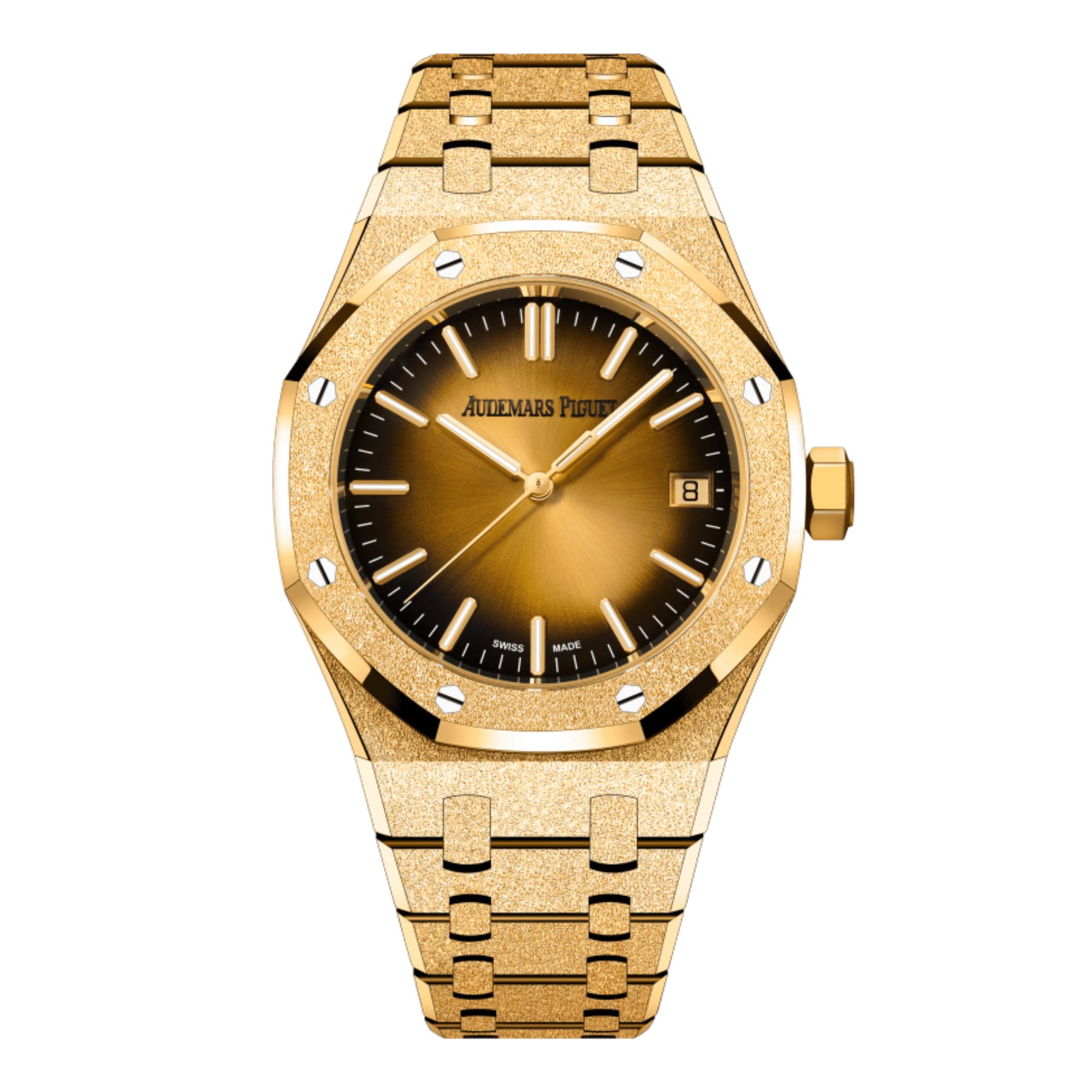 Image of Royal Oak Selfwinding Frosted Yellow Gold Champagne Dial 37mm