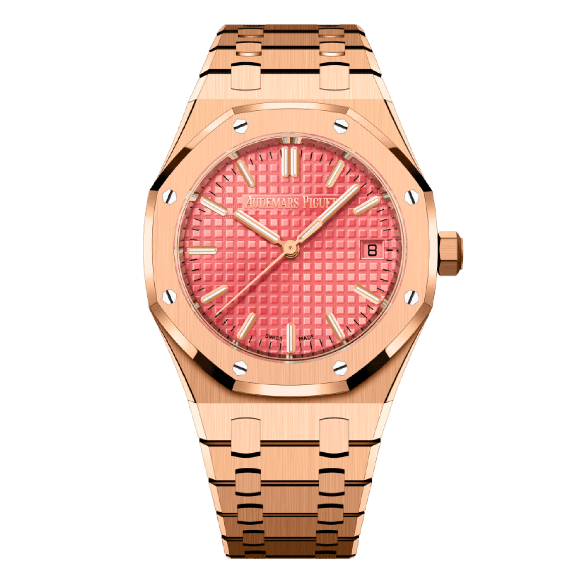 Image of Royal Oak Selfwinding Rose Gold Pink Dial 34mm