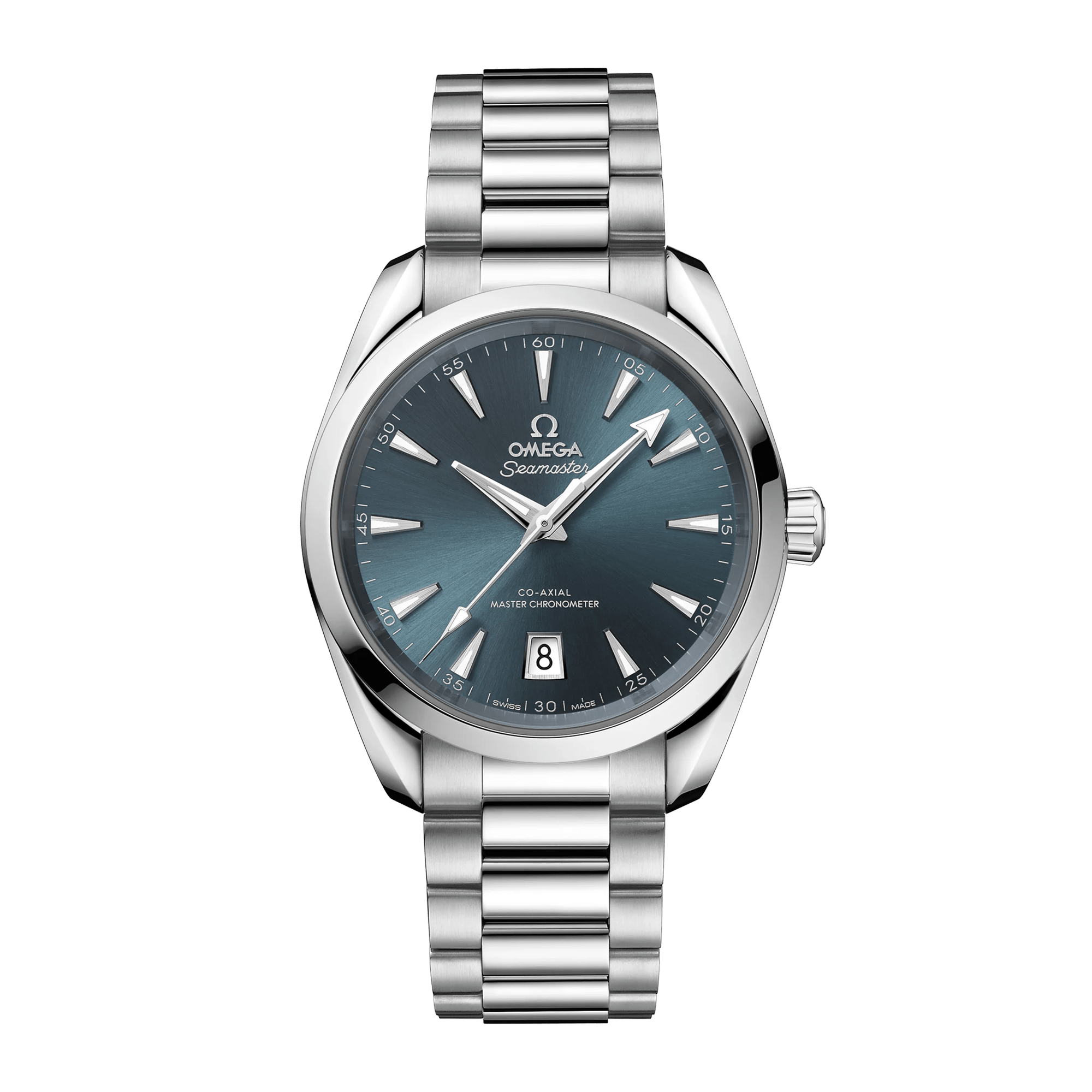 Image of Aqua Terra Steel Blue Dial 38mm