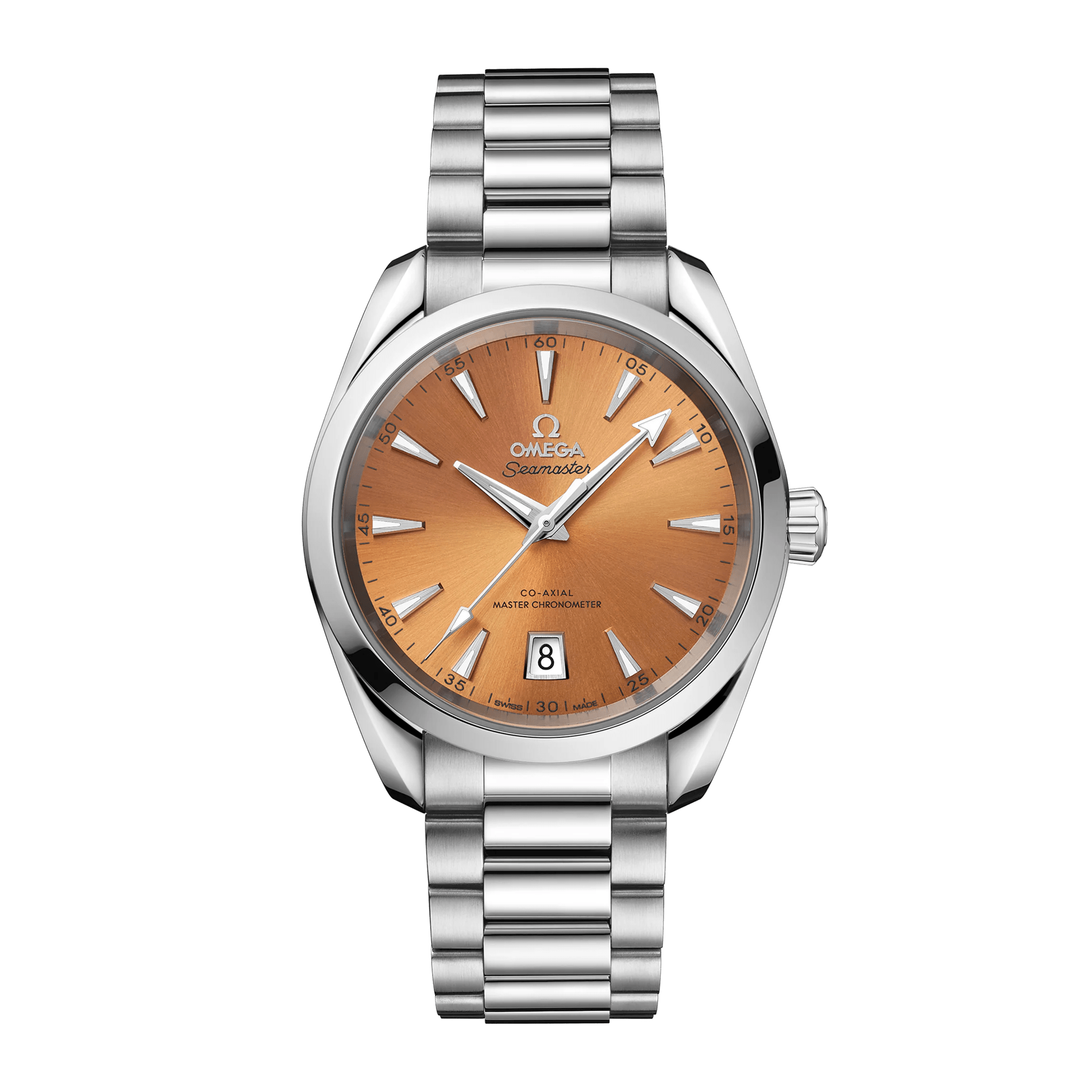 Image of Aqua Terra Steel Orange Dial 38mm