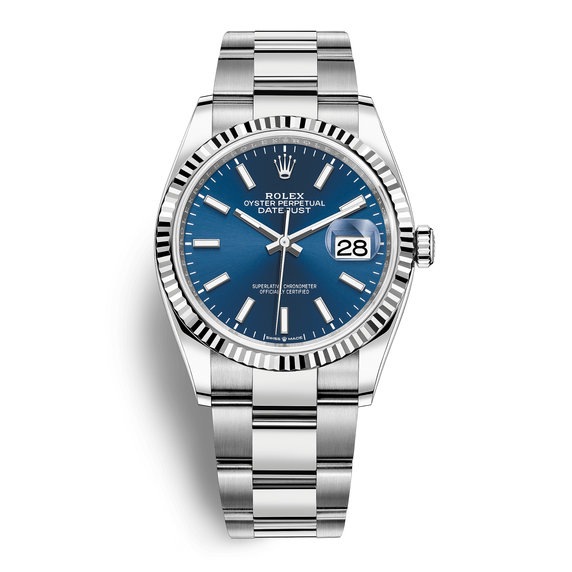 Image of Datejust Steel Blue Dial 36mm