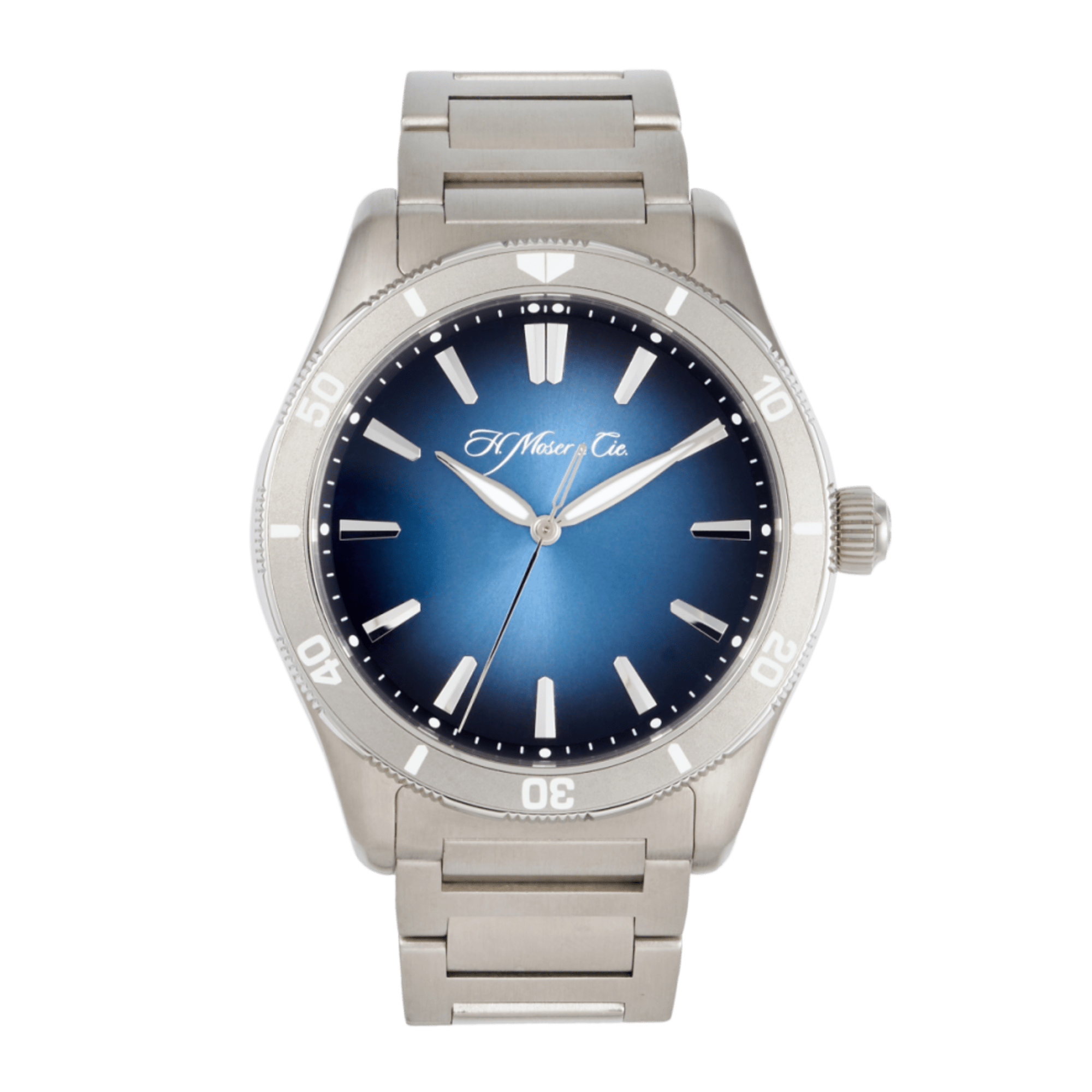 Image of Pioneer Centre Seconds Steel Blue Dial 42mm