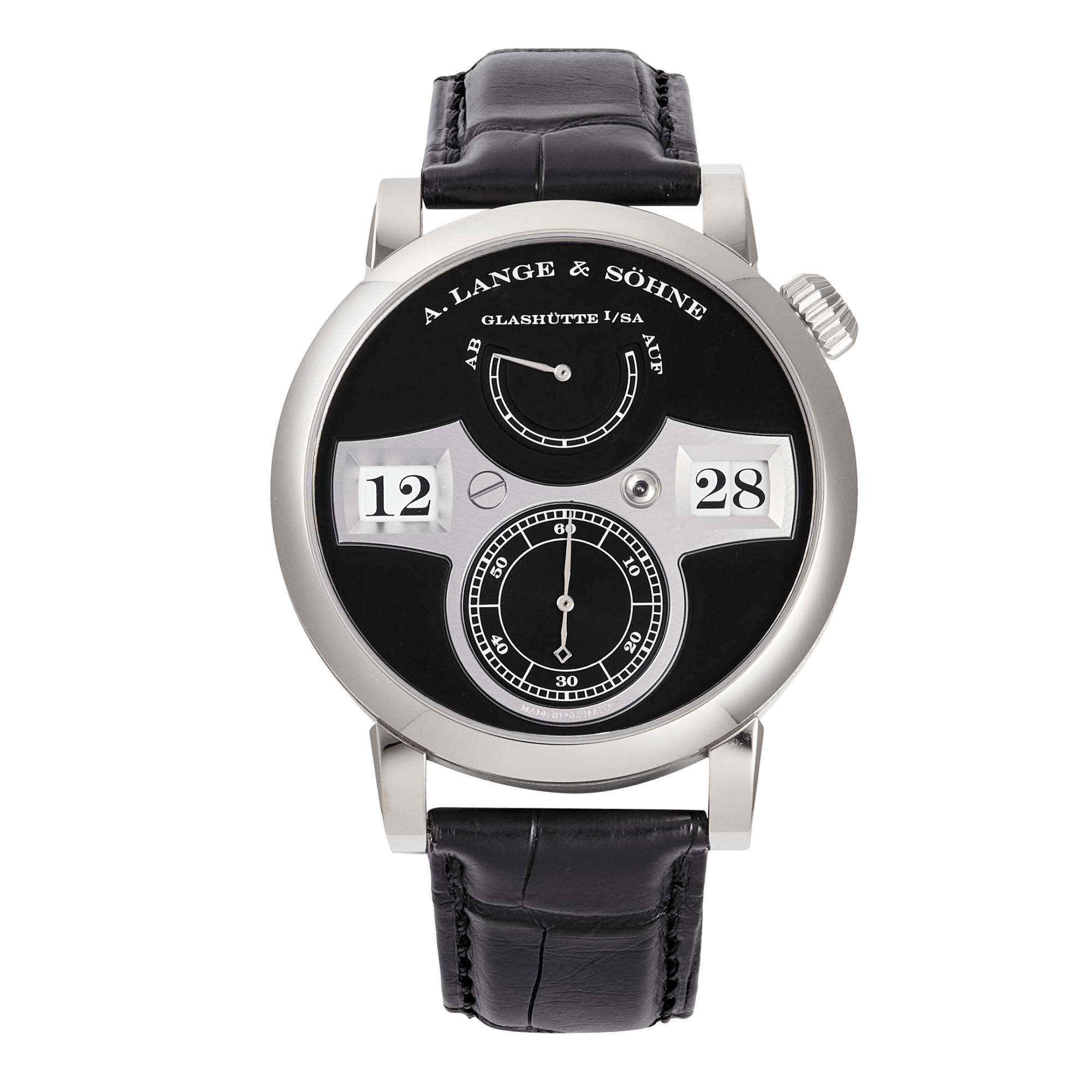 Image of Zeitwerk White Gold Black Dial 41mm