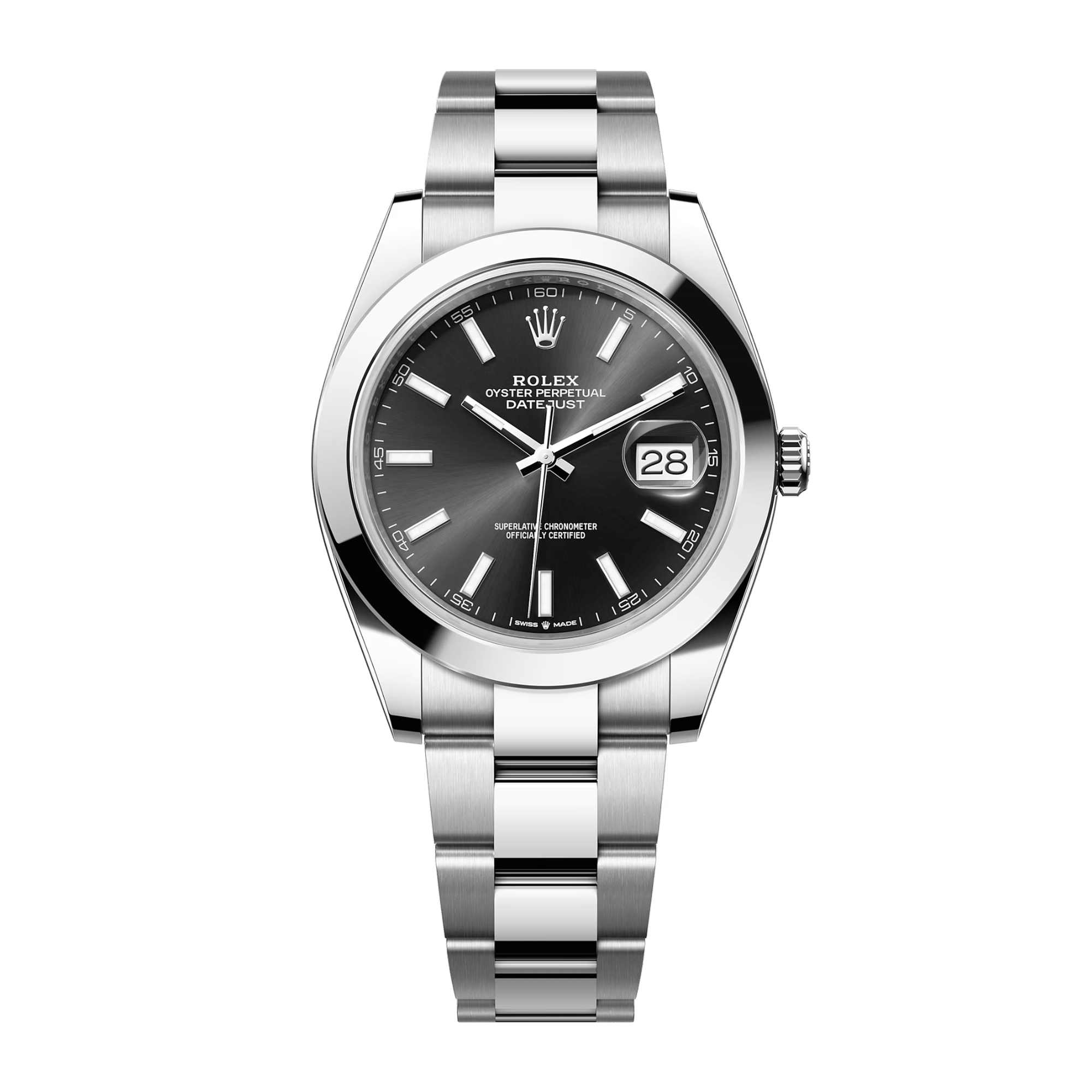 Image of Datejust Steel Black Dial 41mm