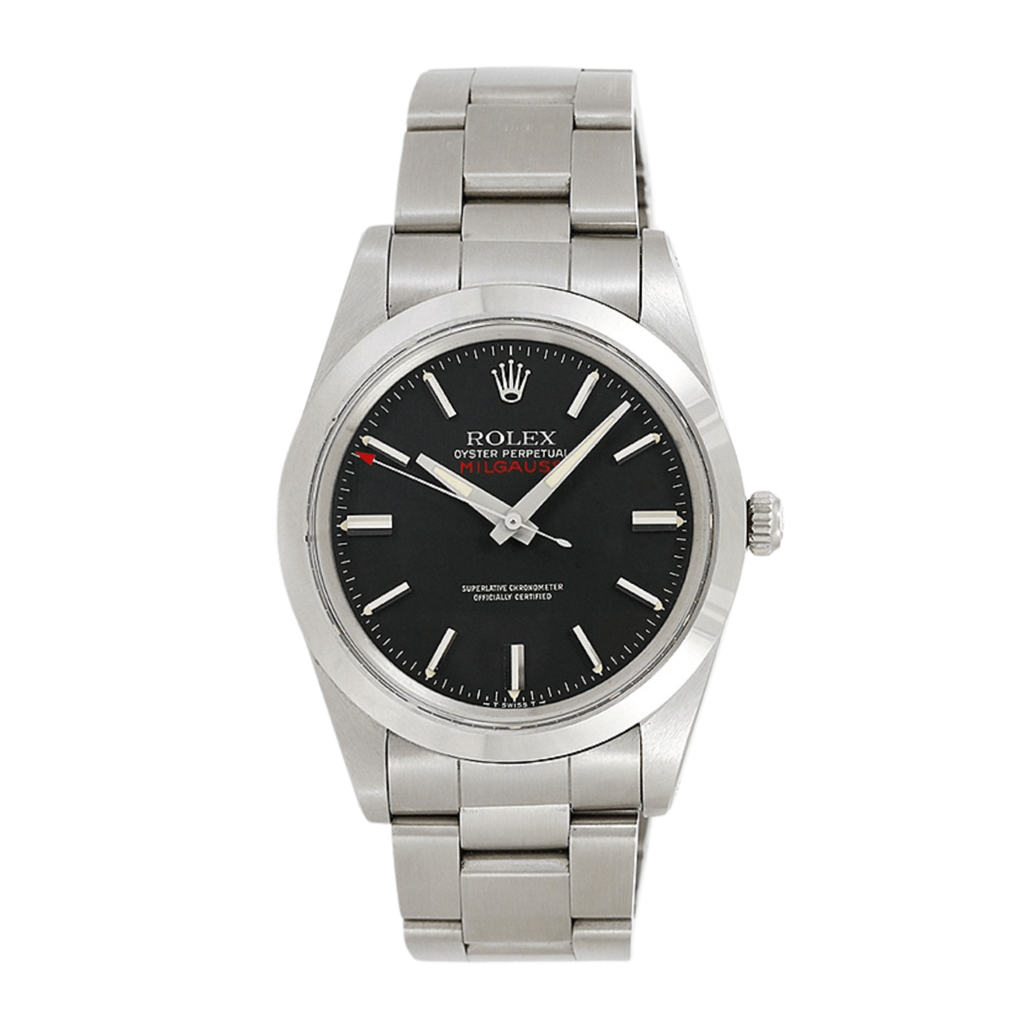 Image of Milgauss Steel Black Dial 38mm