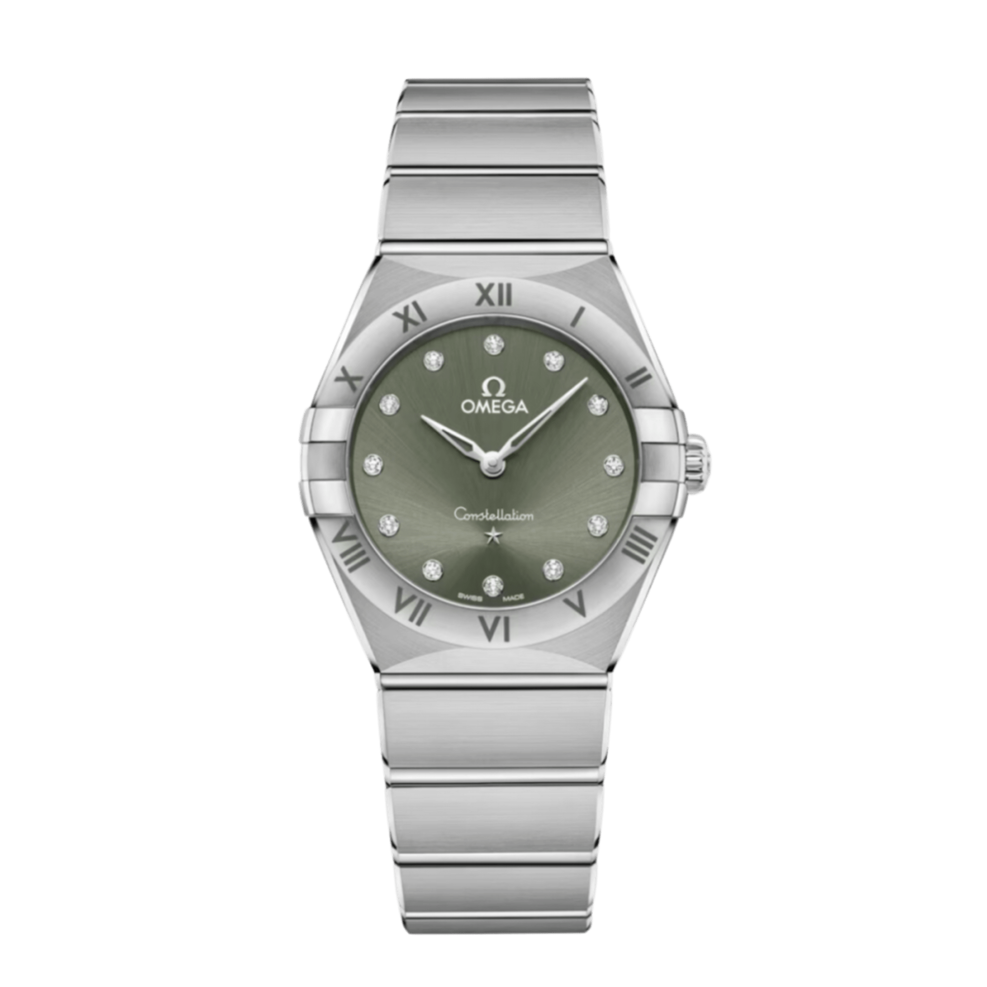 Image of Constellation Manhattan Steel Green Dial 28mm