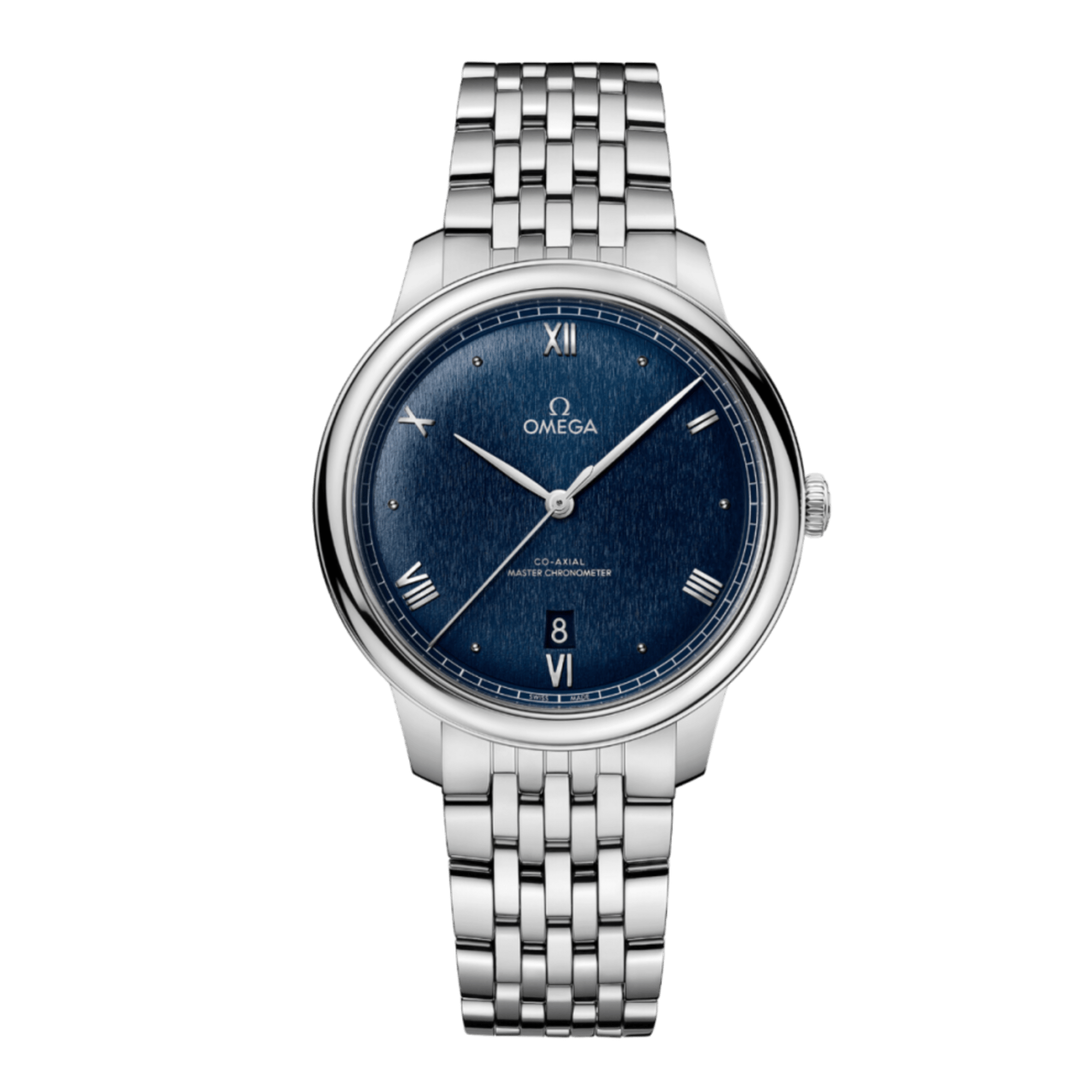 Image of De Ville Prestige Chronometer Steel Blue Dial 40mm