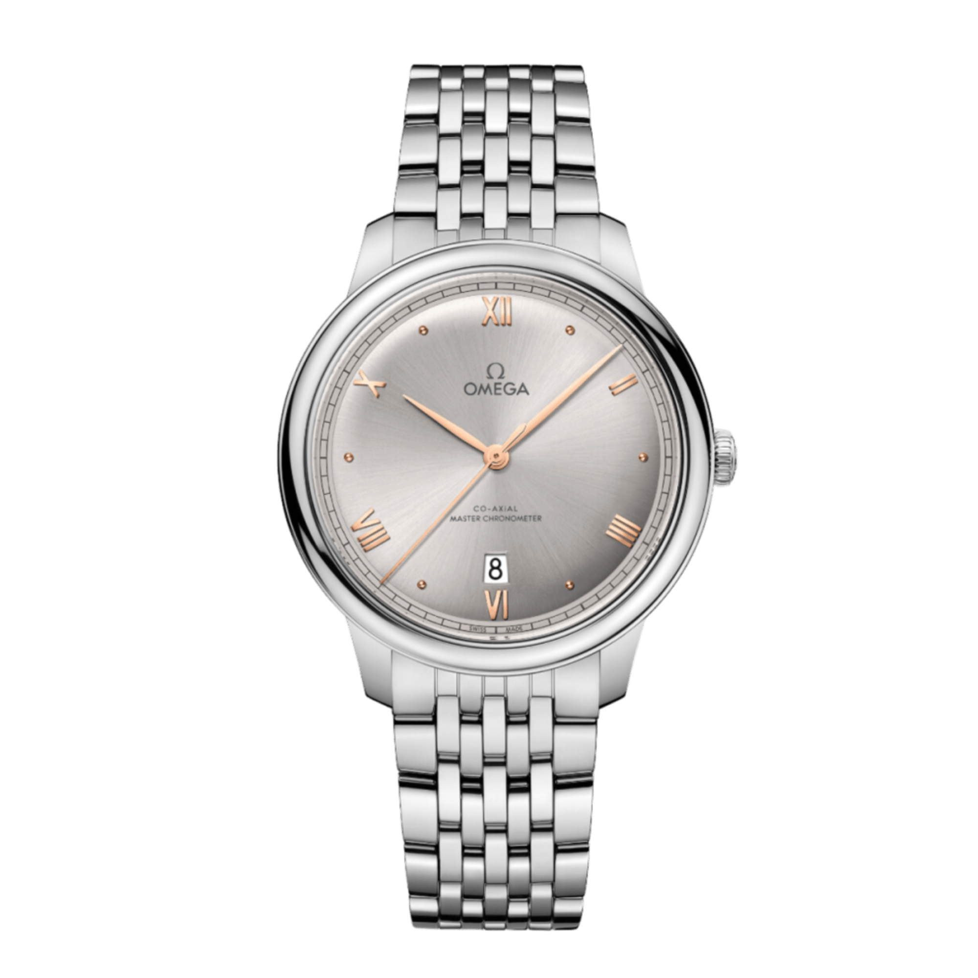 Image of De Ville Prestige Chronometer Steel Silver Dial 40mm