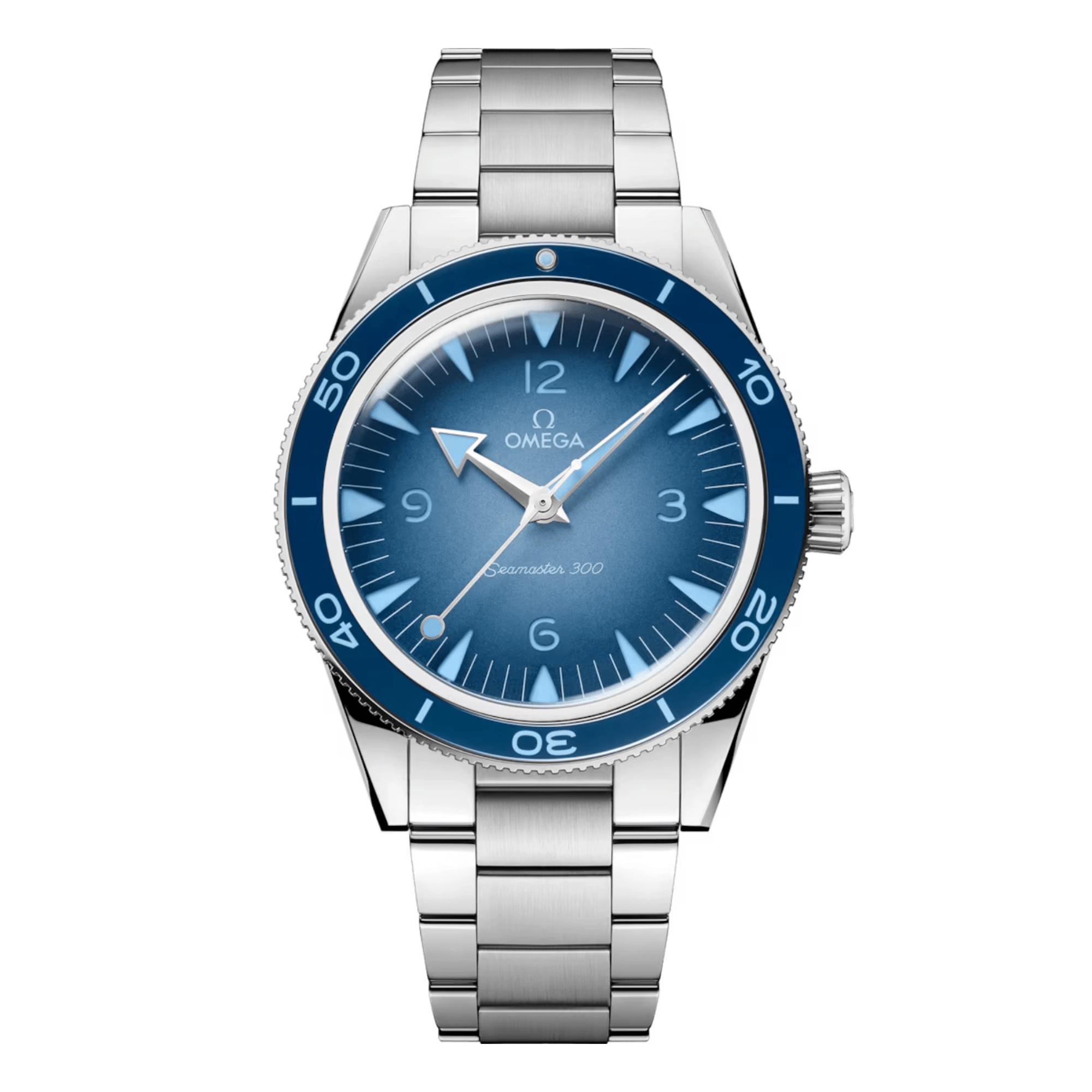 Image of Seamaster 300 Steel Summer Blue Dial 41mm