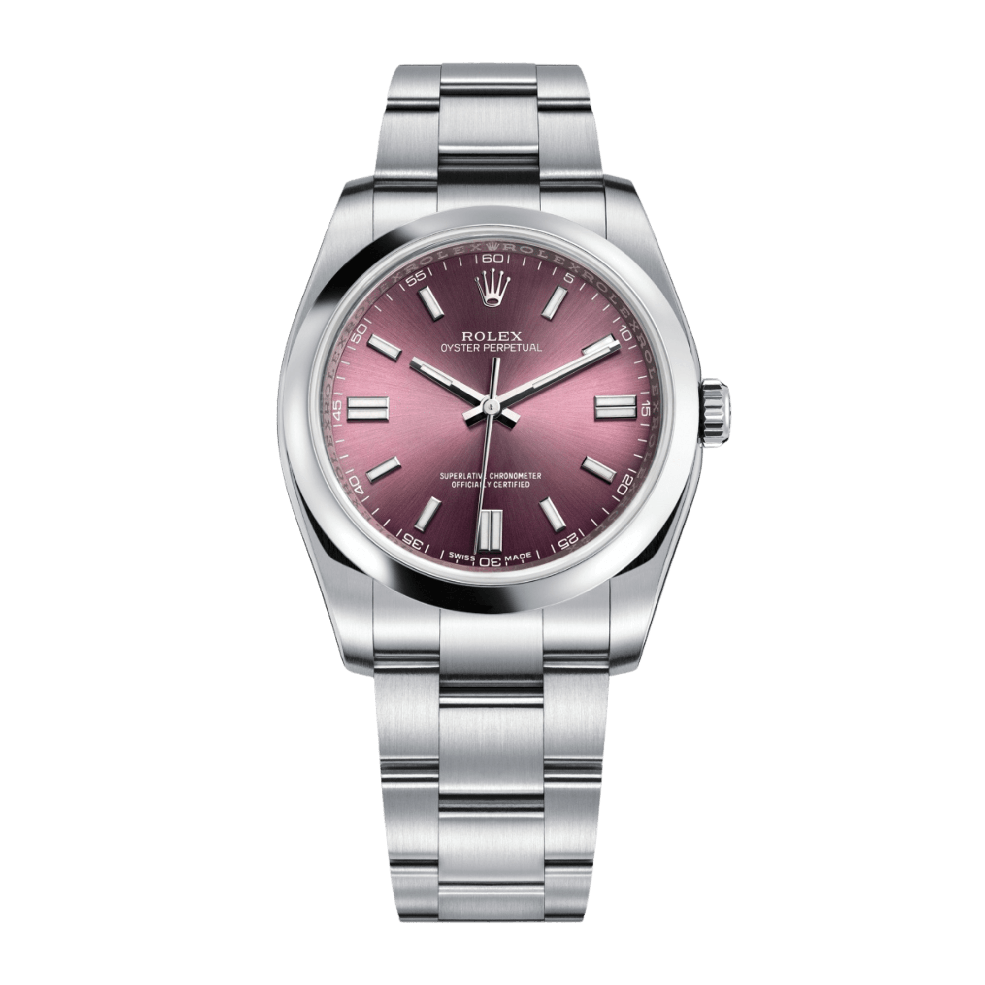 Image of Oyster Perpetual Steel Purple Dial 36mm