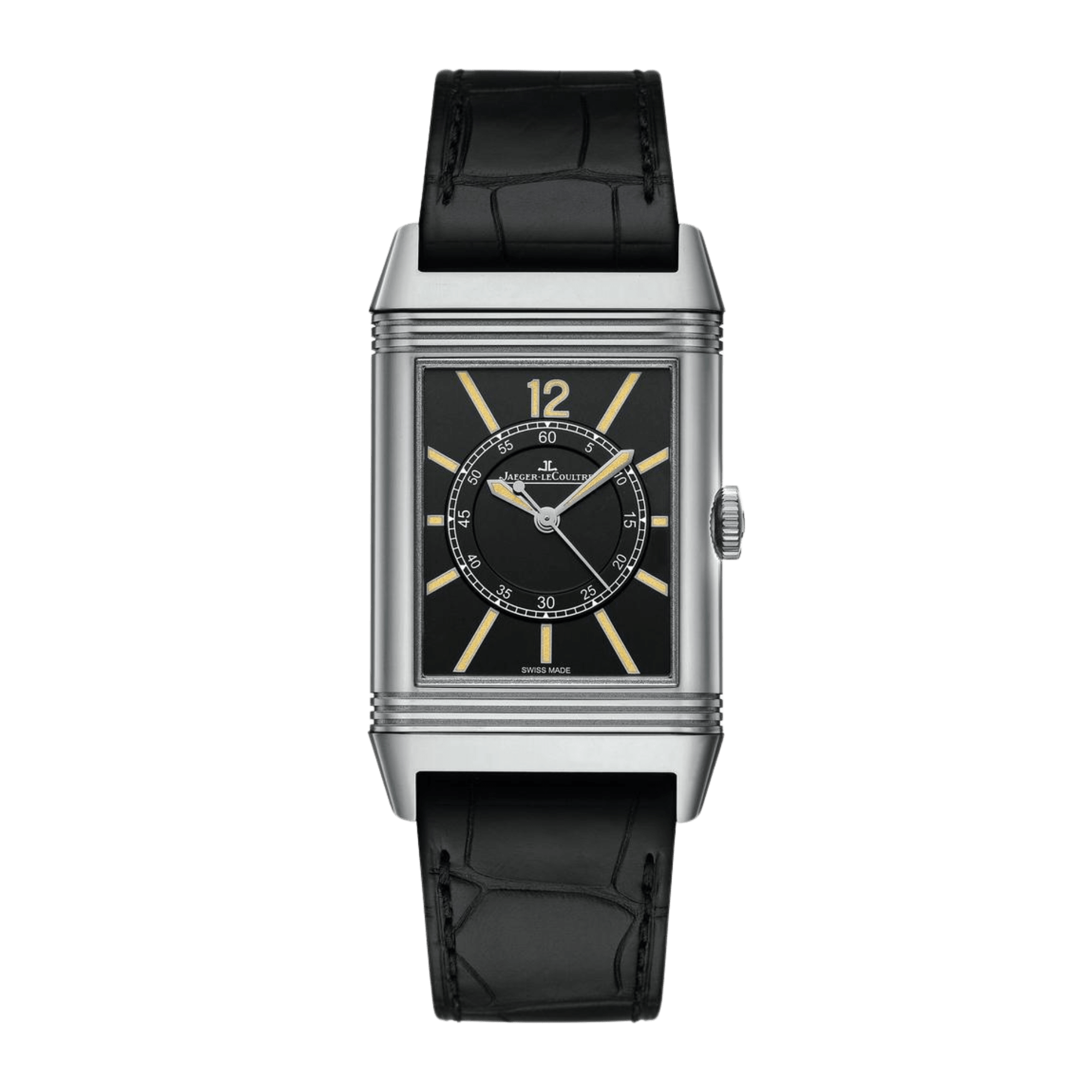 Image of Reverso 1931 Seconde Centrale White Gold Black Dial 27mm