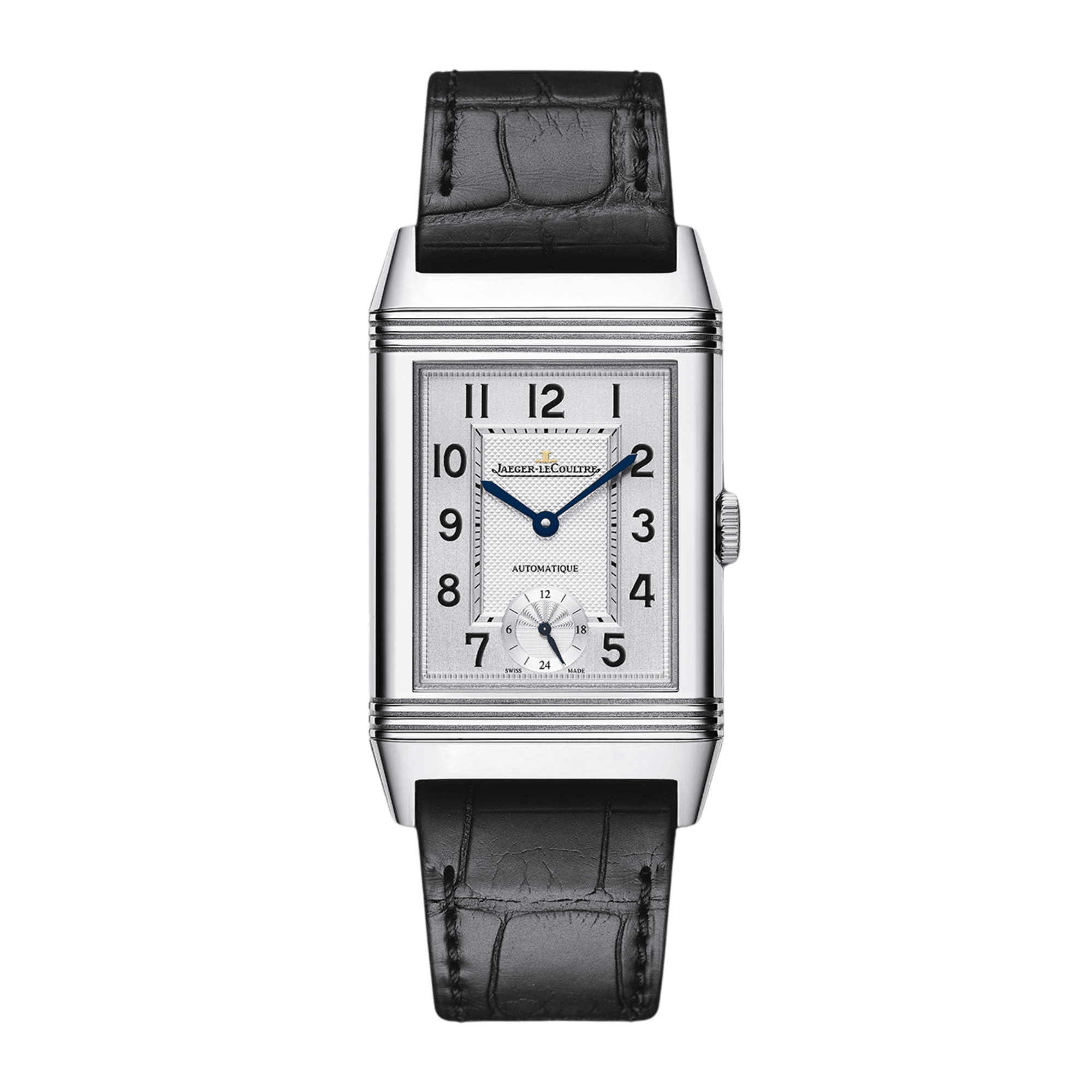 Image of Reverso Night & Day Steel Silver Dial 27mm