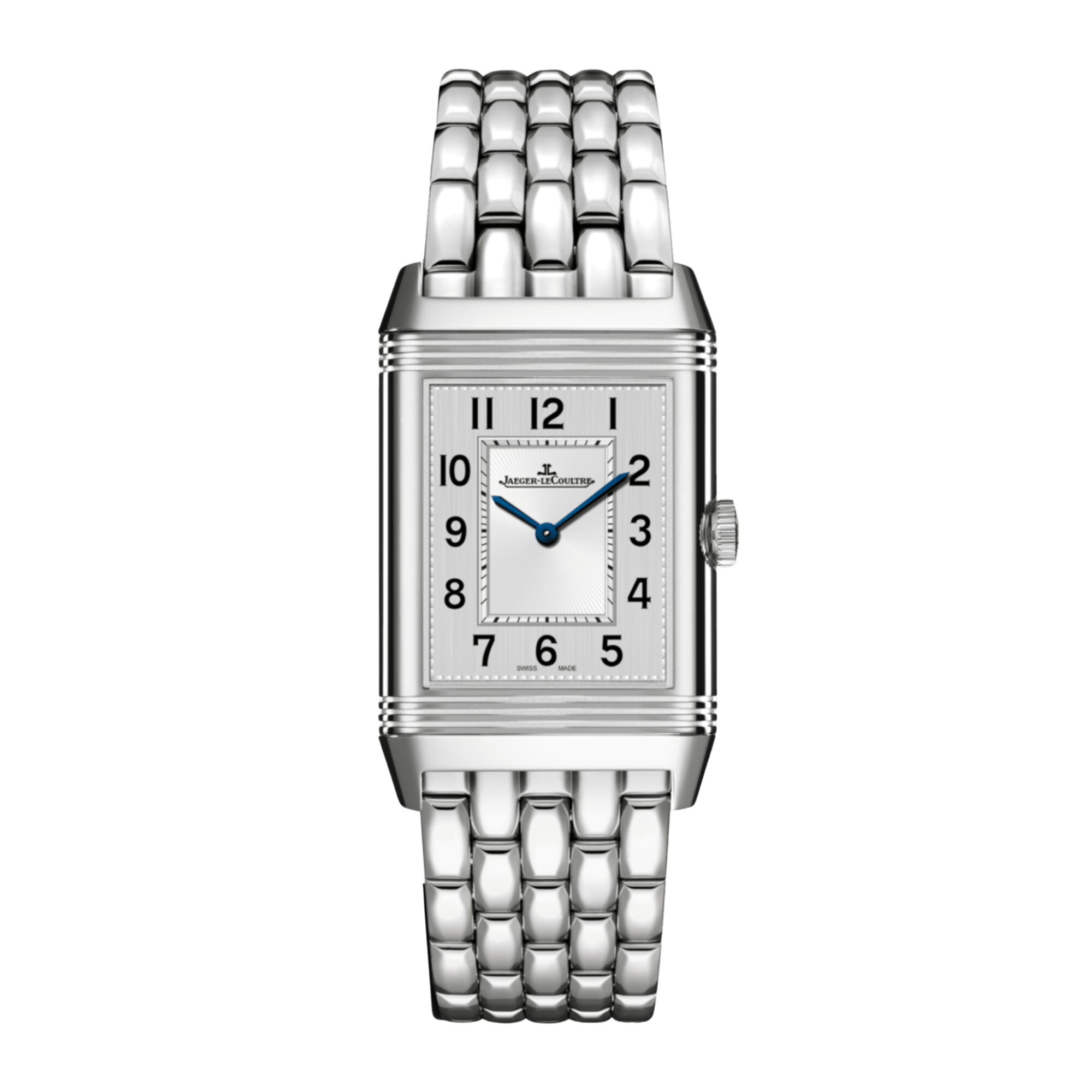 Image of Reverso Classic Medium Thin Steel Silver Dial 24mm