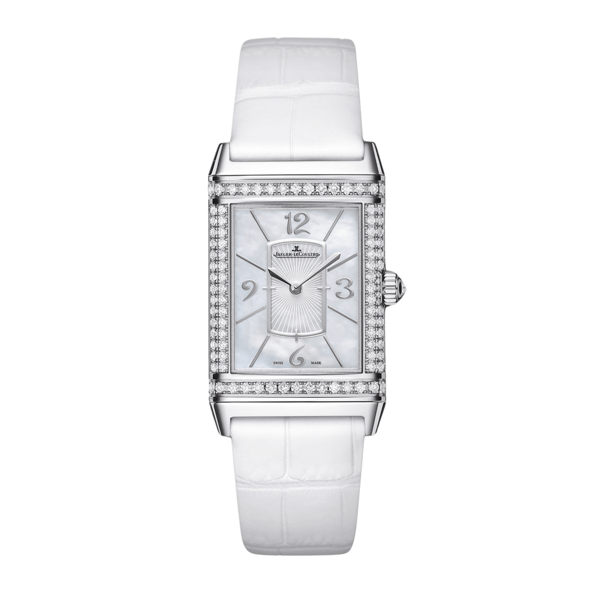 Image of Reverso Lady Ultra Thin White Gold White Dial 24mm