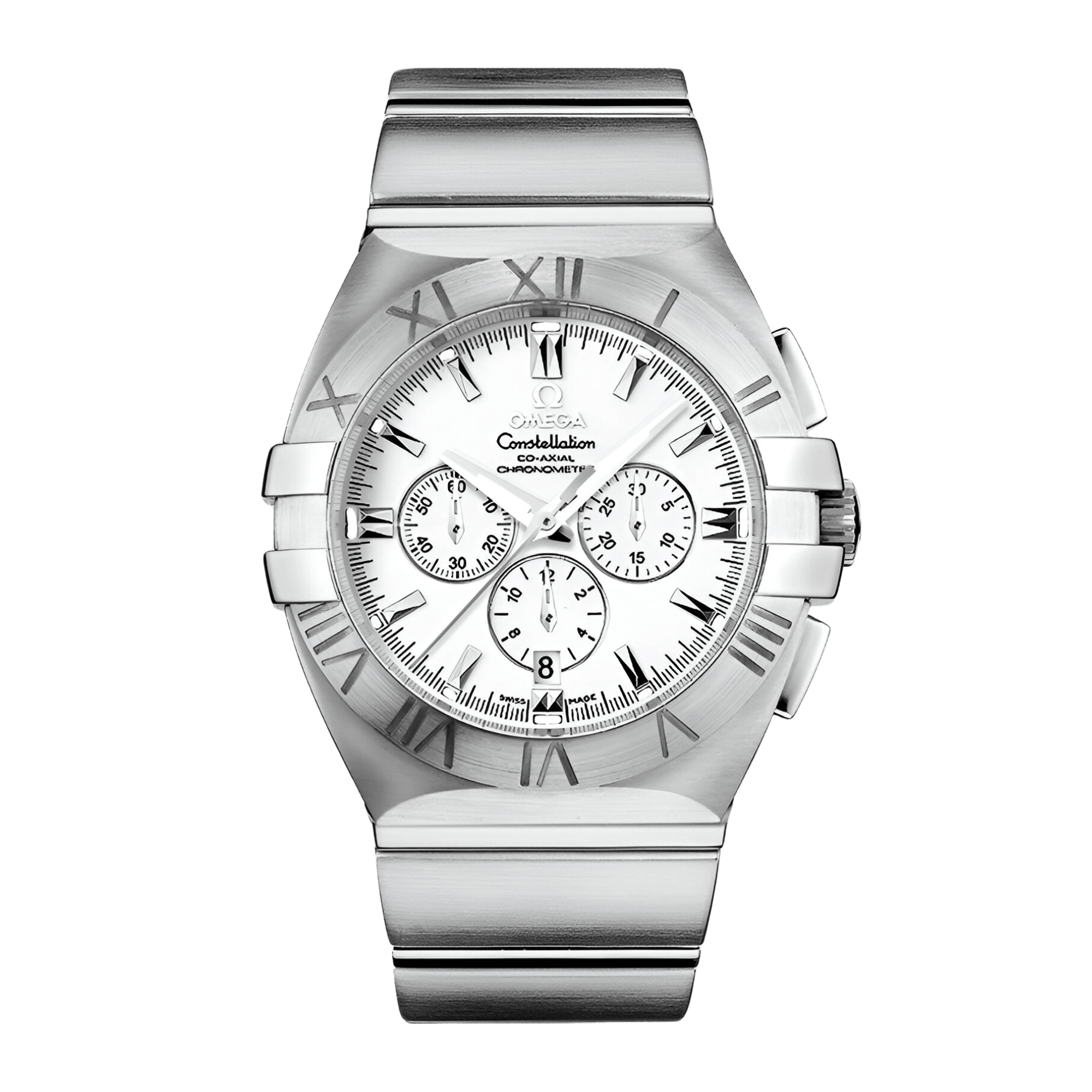 Image of Constellation Chronograph Double Eagle Steel White Dial 41mm