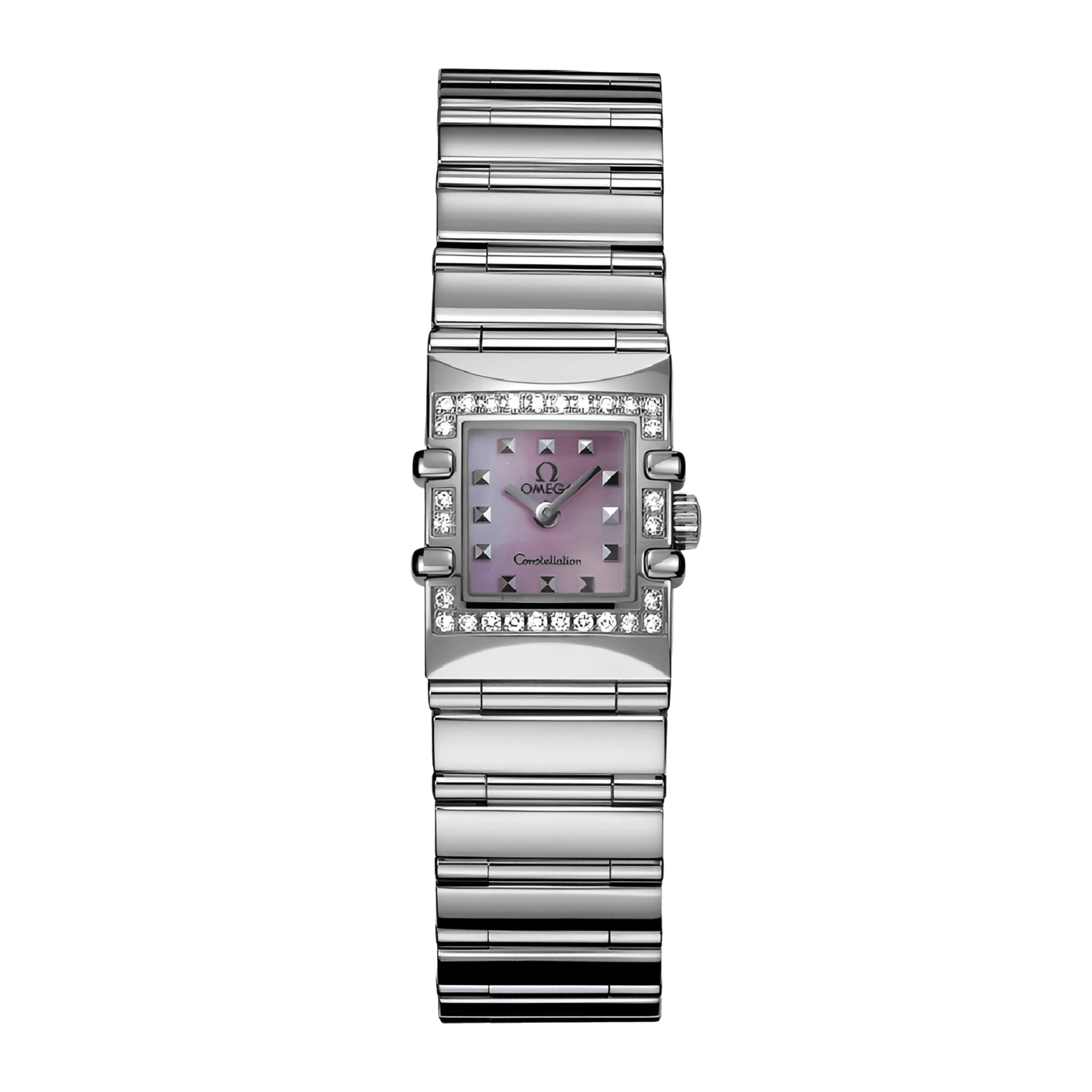 Image of Constellation Quadra Quartz Steel Pink Dial 15mm