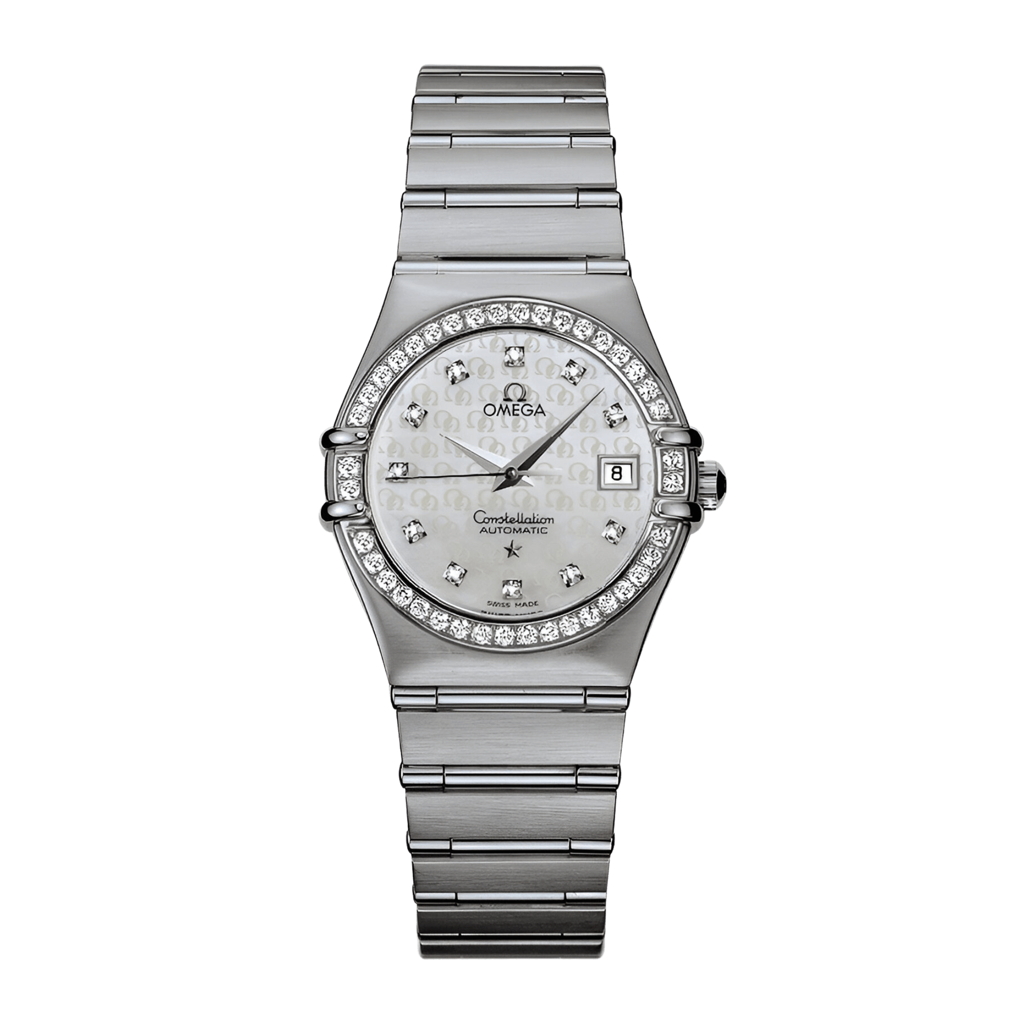 Image of Constellation '95 Steel Silver Omega Dial 28mm