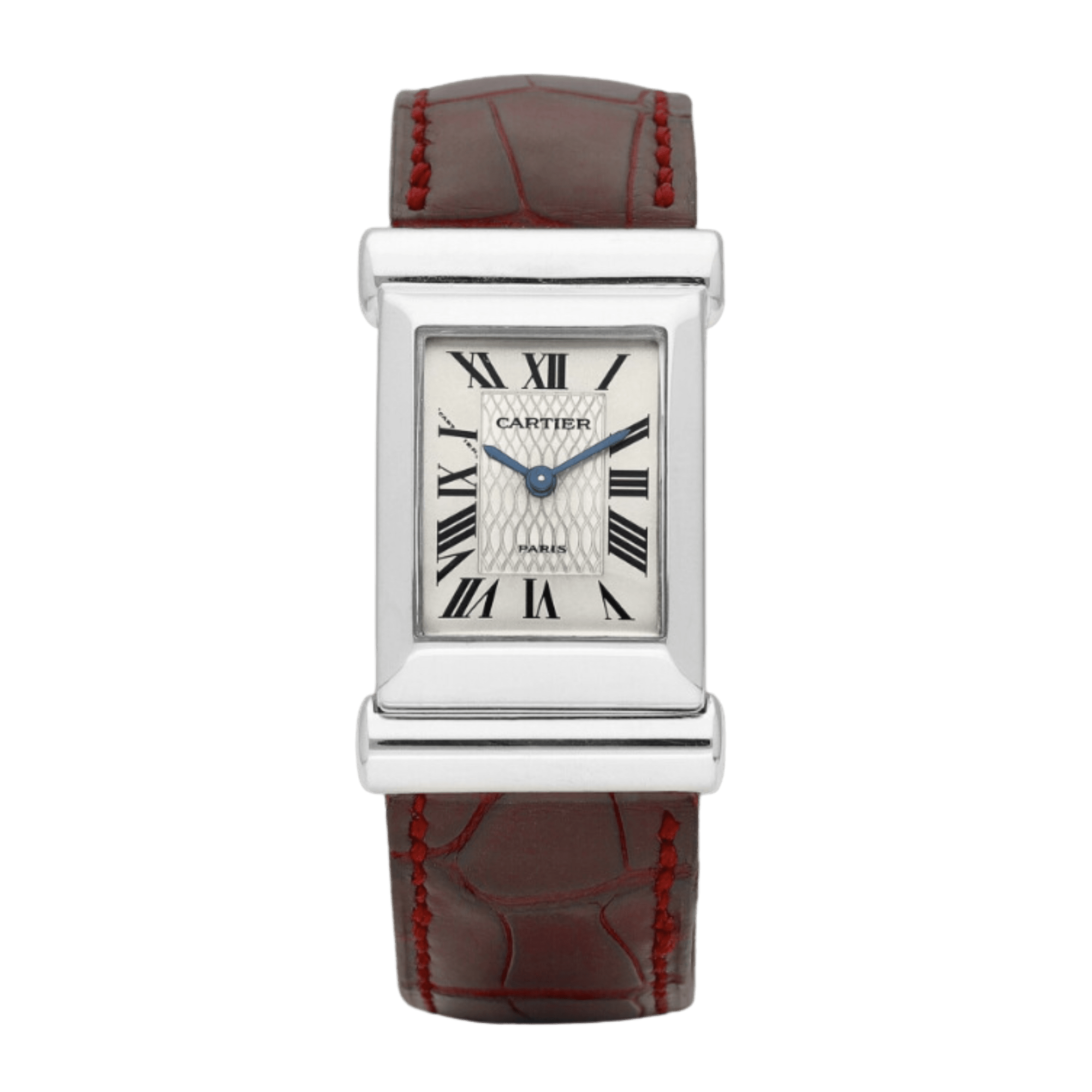 Image of Drive de Cartier White Gold Silver Dial 19mm