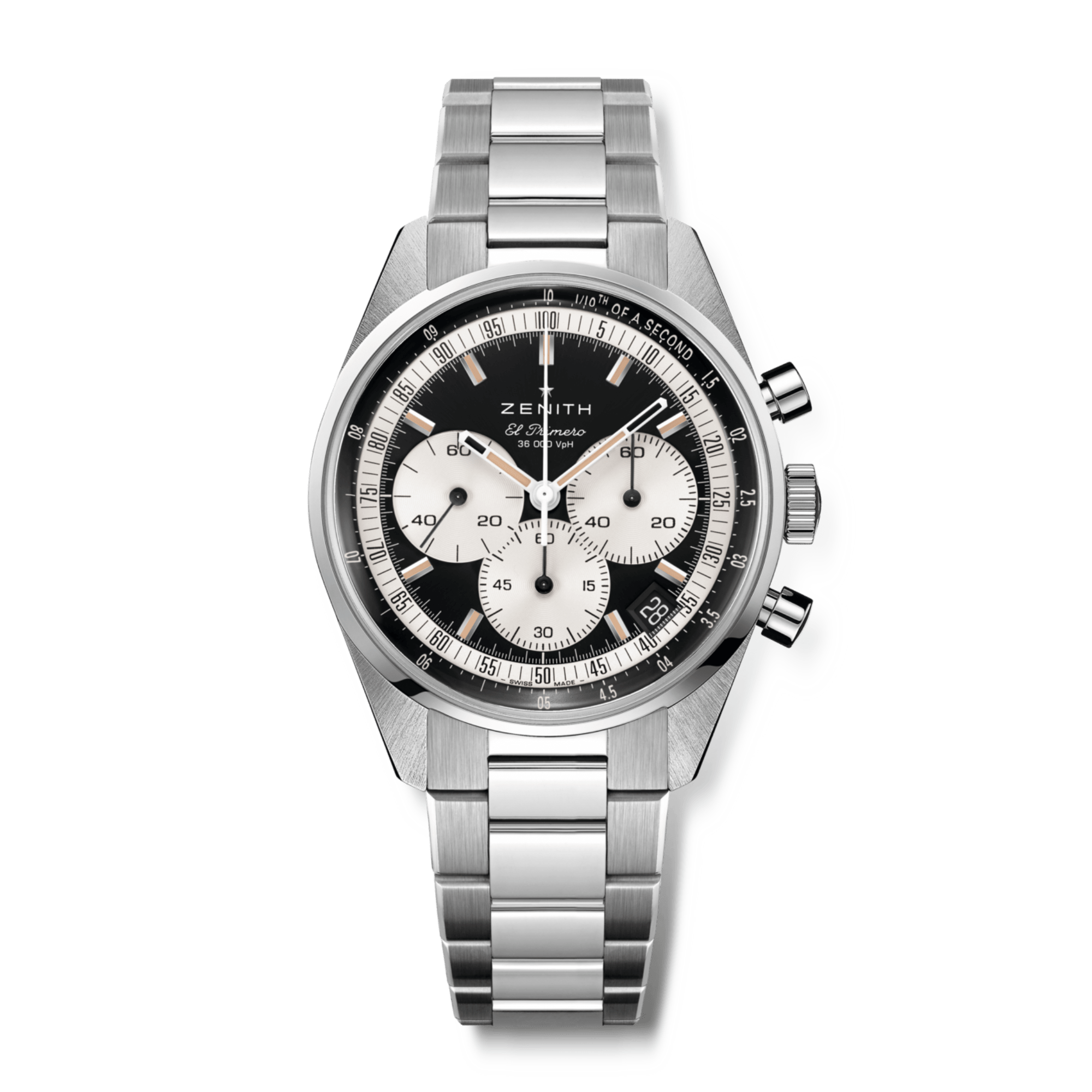 Image of Chronomaster "EP Original" Steel Black Dial 38mm
