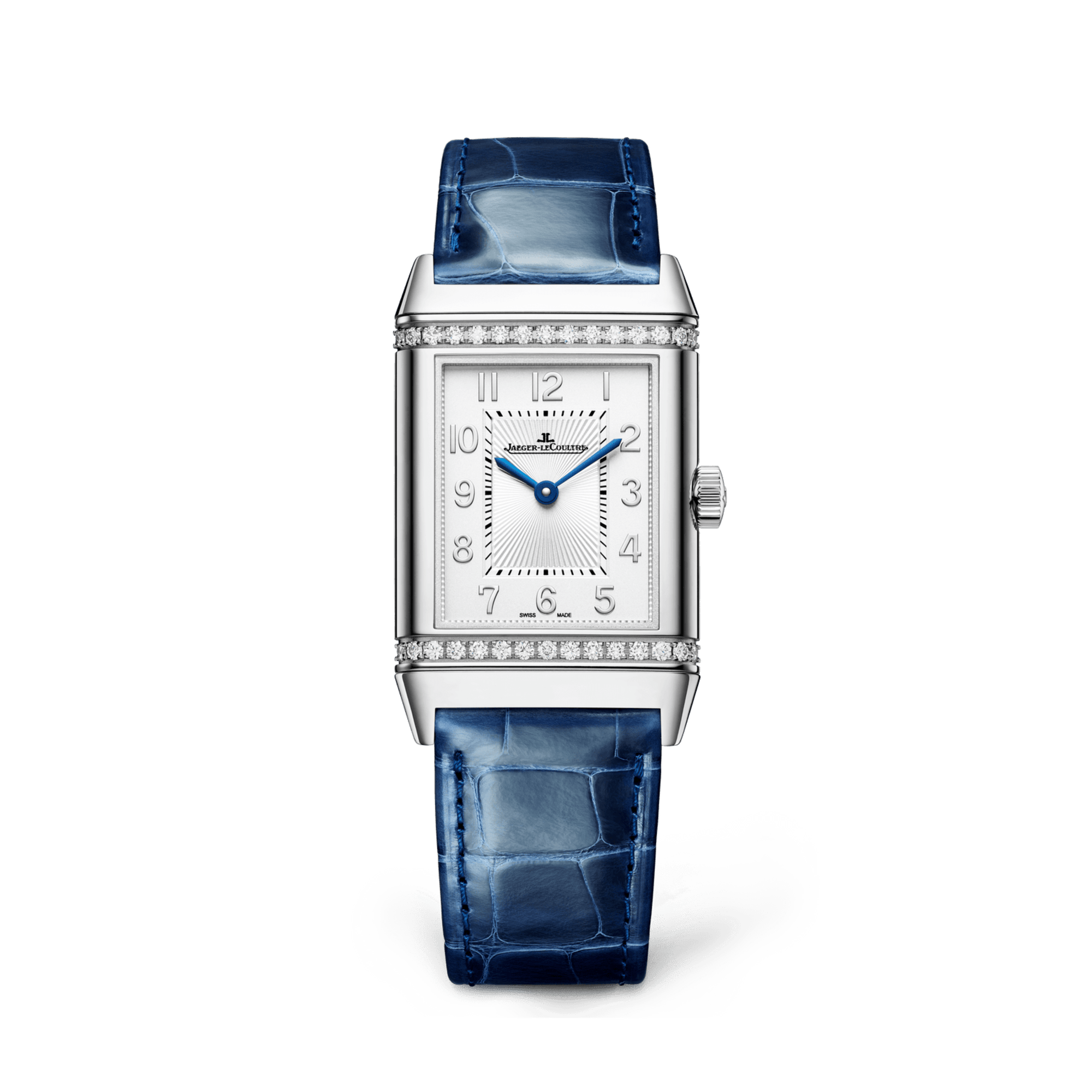 Photo of Reverso Classic Duetto Stainless Steel Diamond Silver Dial