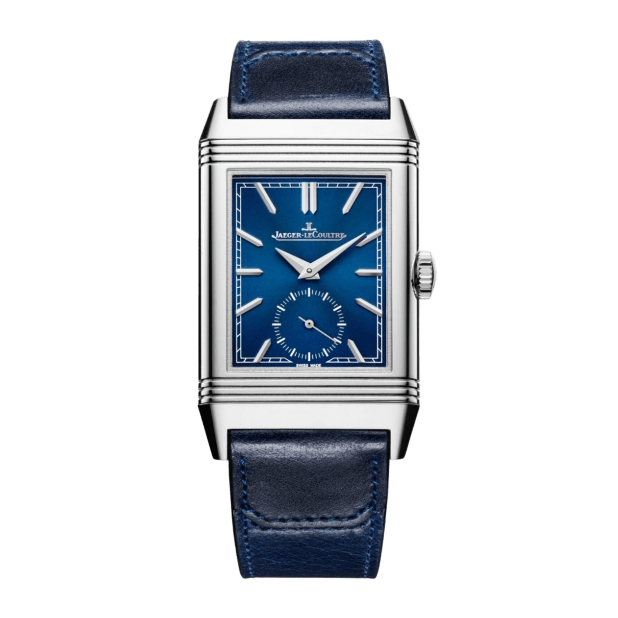 Image of Reverso Tribute Small Seconds Steel Blue Dial 27mm