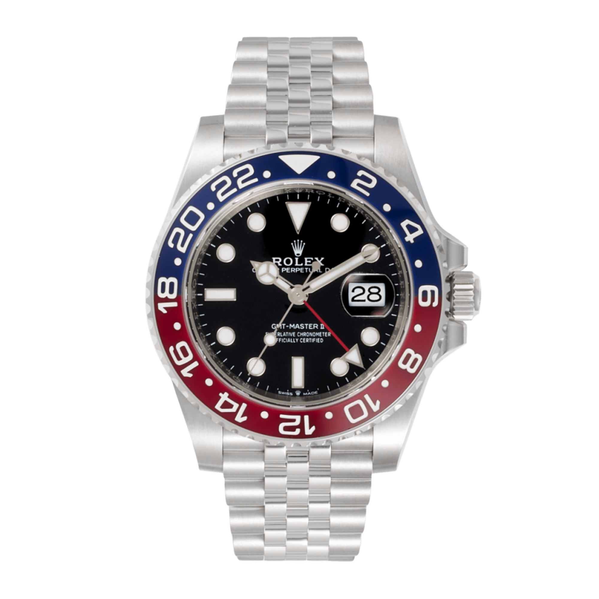 Photo of GMT-Master II Steel Jubilee Black Dial "Pepsi" 40mm