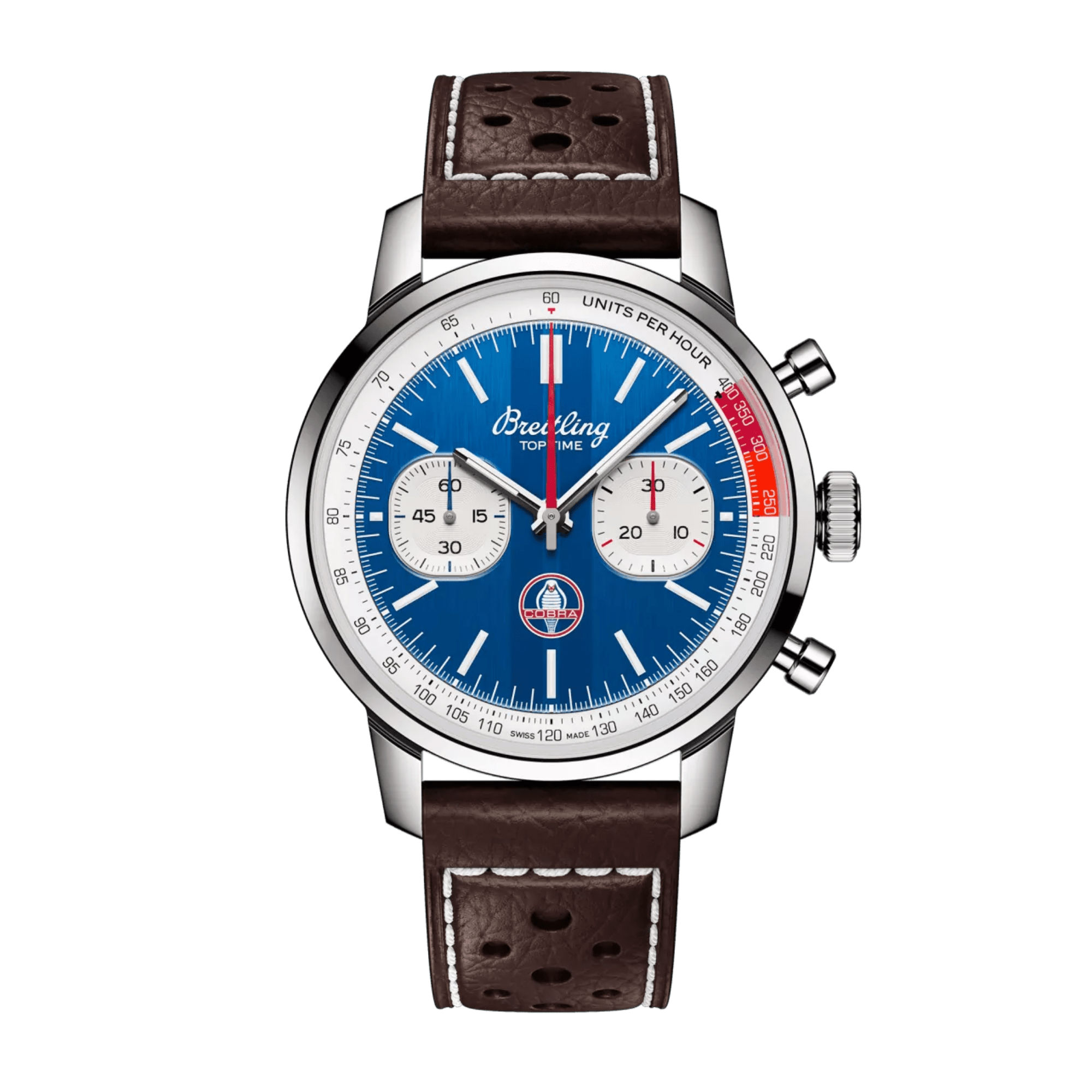 Image of Top Time B01 Shelby Cobra Steel Blue Dial 41mm