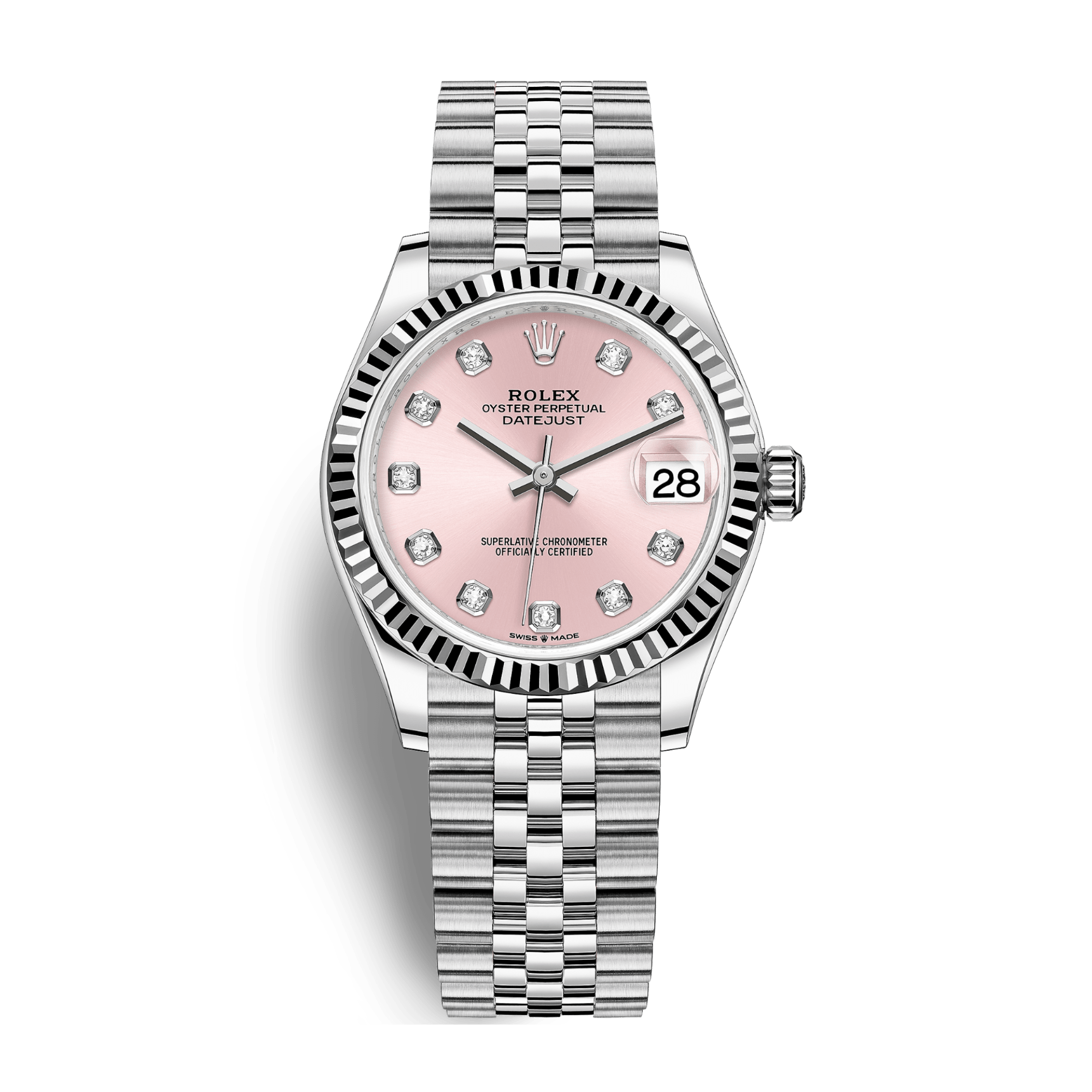 Image of Datejust Steel Jubilee Pink Dial 31mm