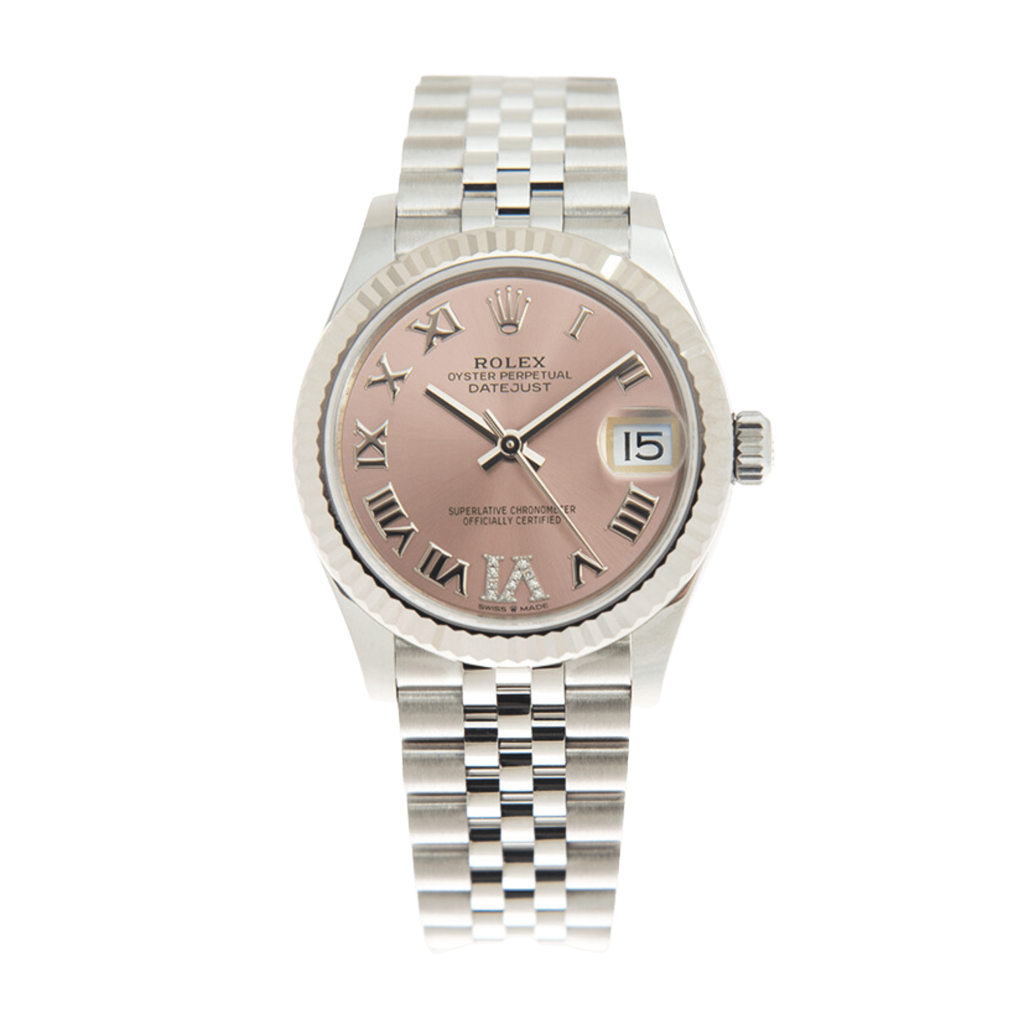 Image of Datejust Steel Jubilee Pink Dial 31mm
