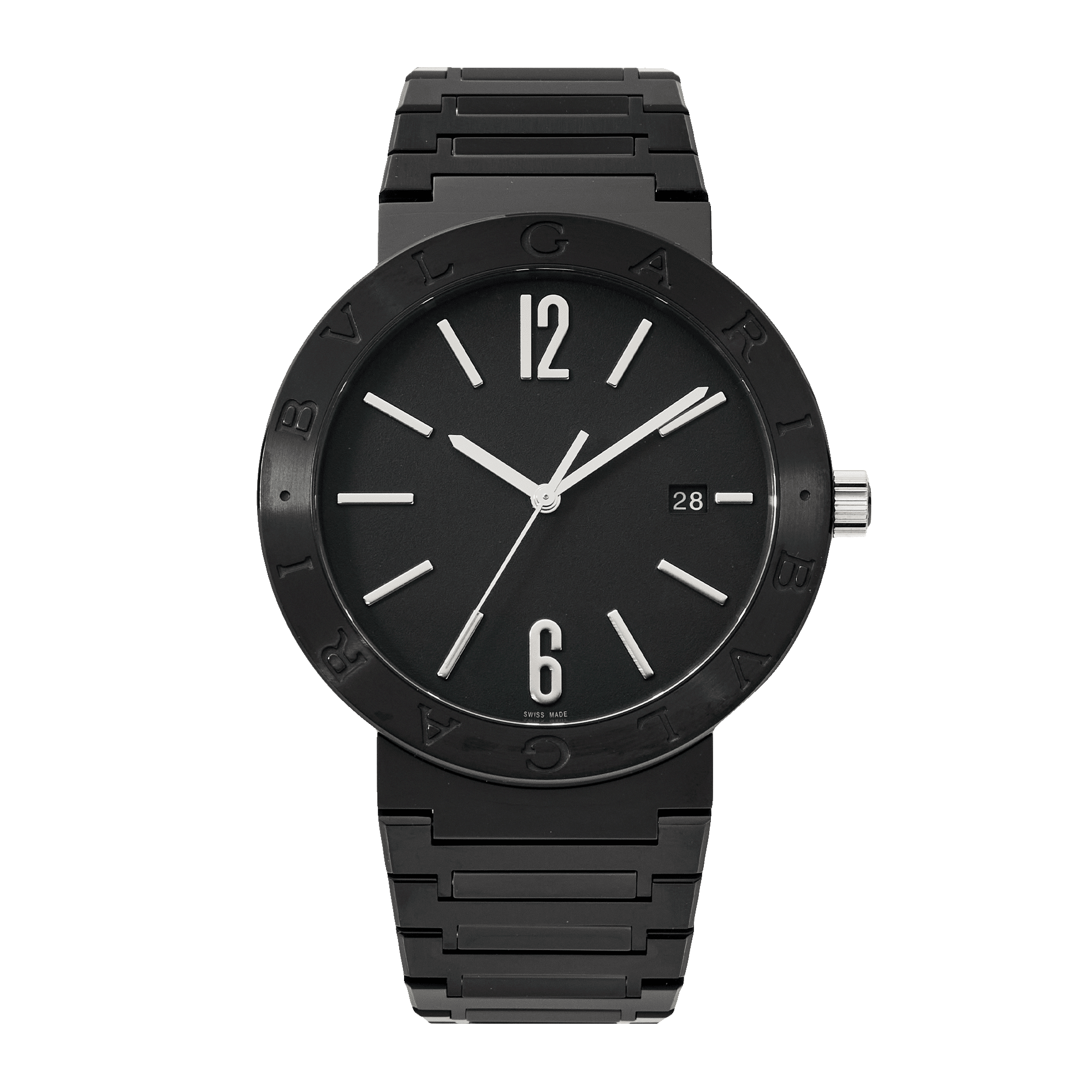 Image of Bvlgari Steel Black Dial 41mm
