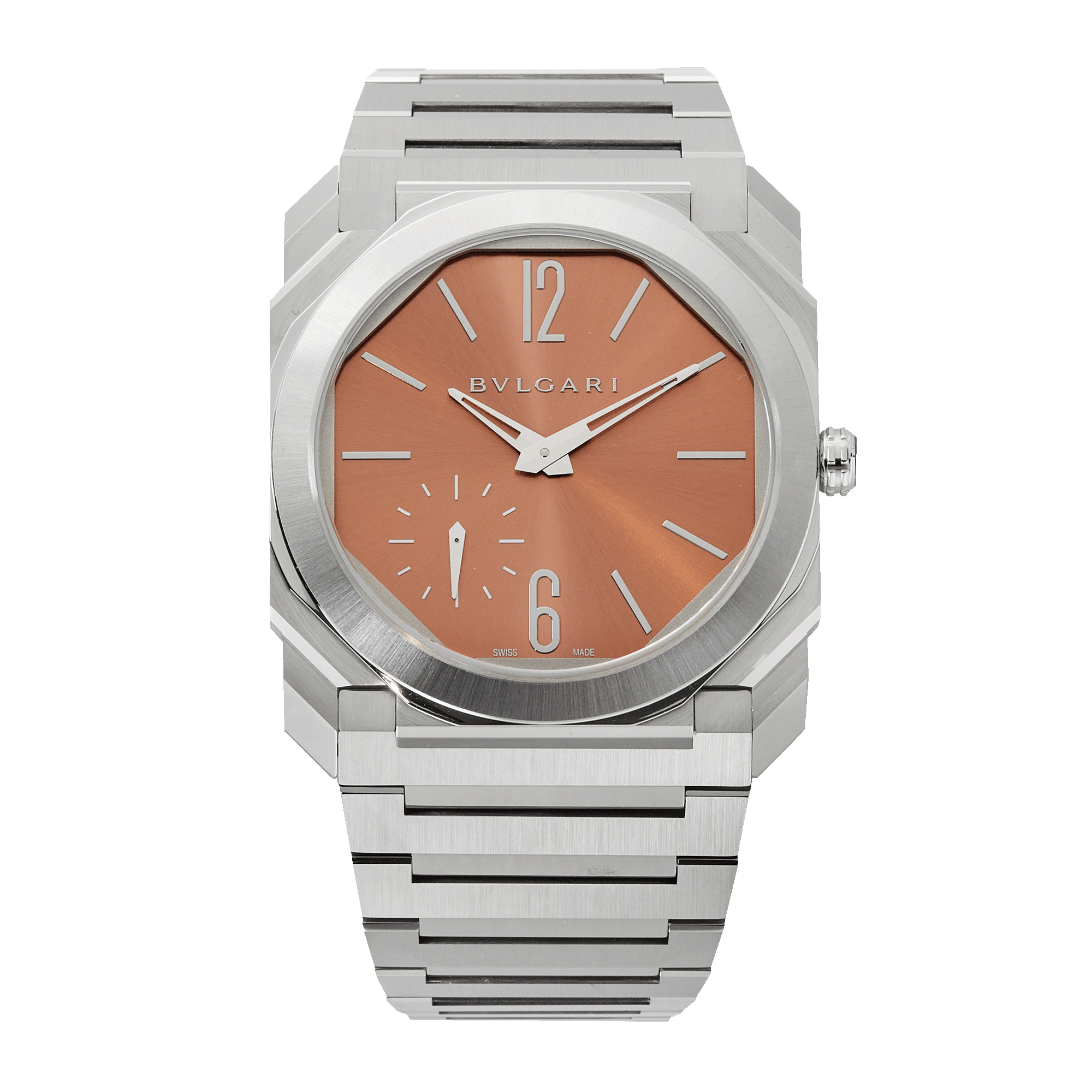 Image of Octo Finissimo Steel Pink Dial 40mm