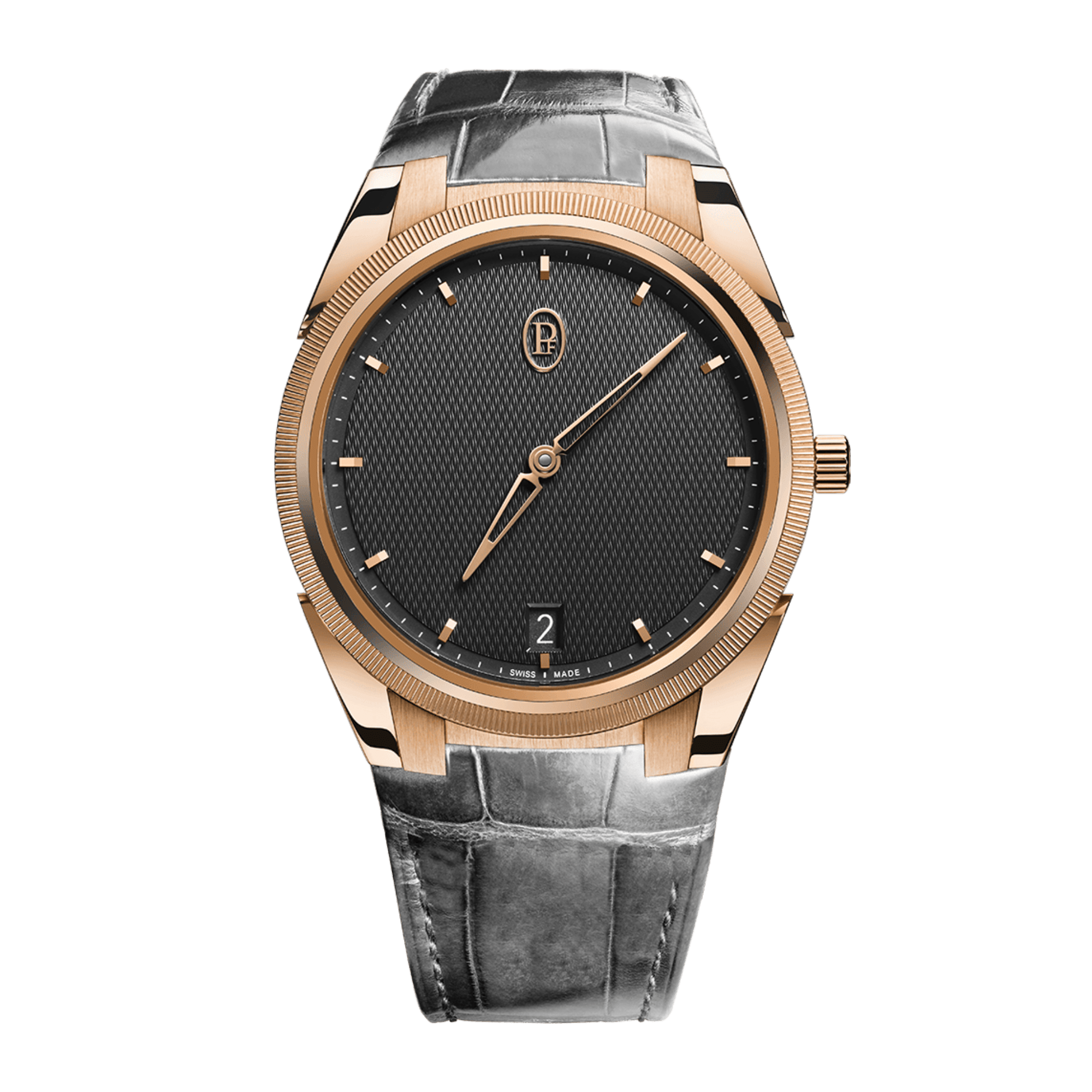 Image of Tonda PF Micro-Rotor Rose Gold Grey Dial 40mm