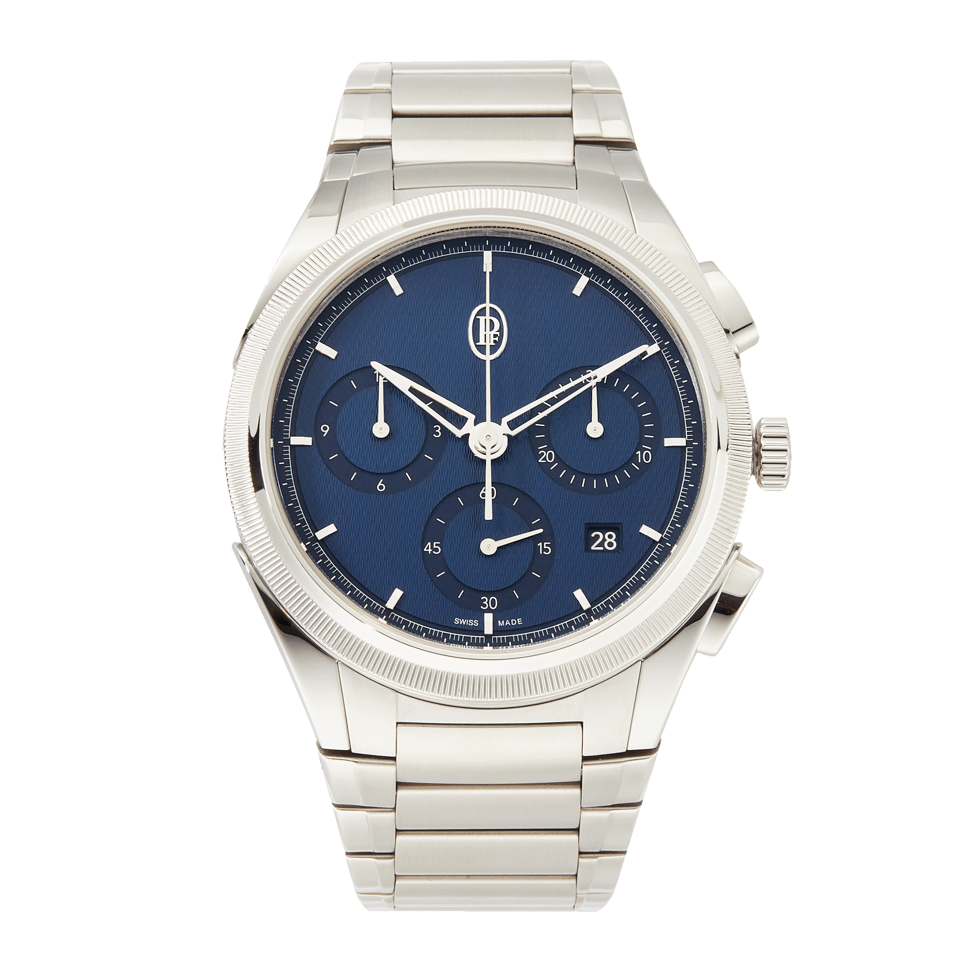 Image of Tonda PF Chronograph Steel Blue Dial 42mm