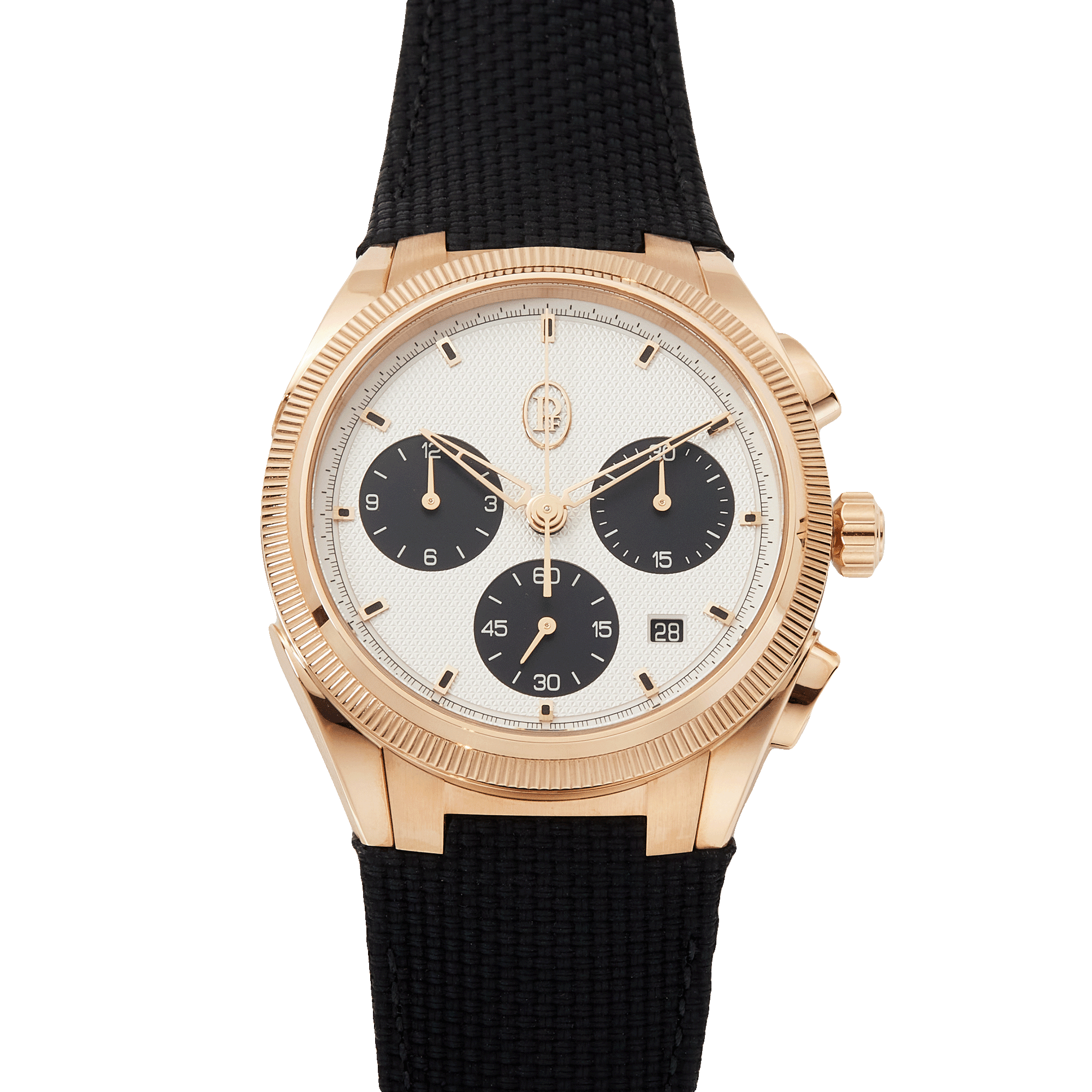 Image of Tonda PF Sport Chronograph Rose Gold Silver Dial 42mm