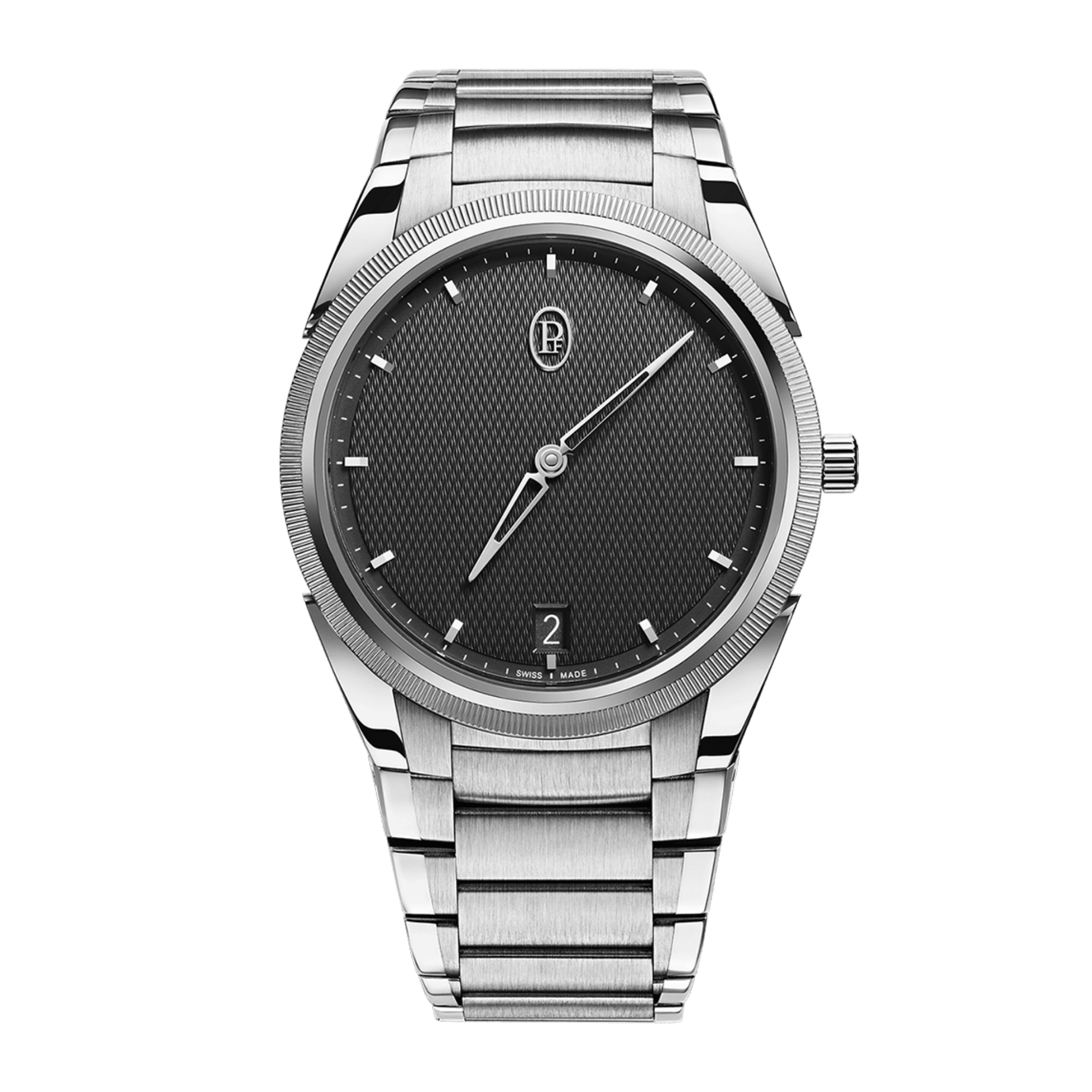 Image of Tonda PF Micro-Rotor Steel Black Dial 40mm