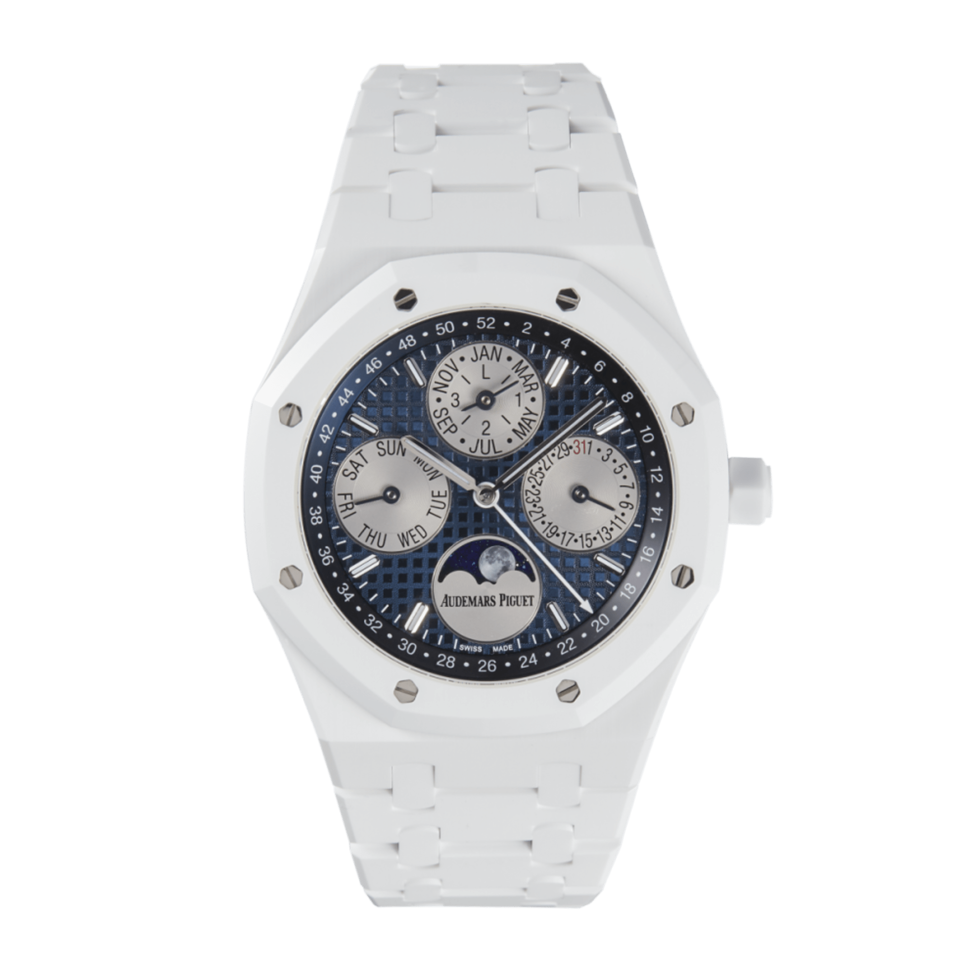 Photo of Royal Oak Perpetual Calendar Ceramic Blue Dial 41mm