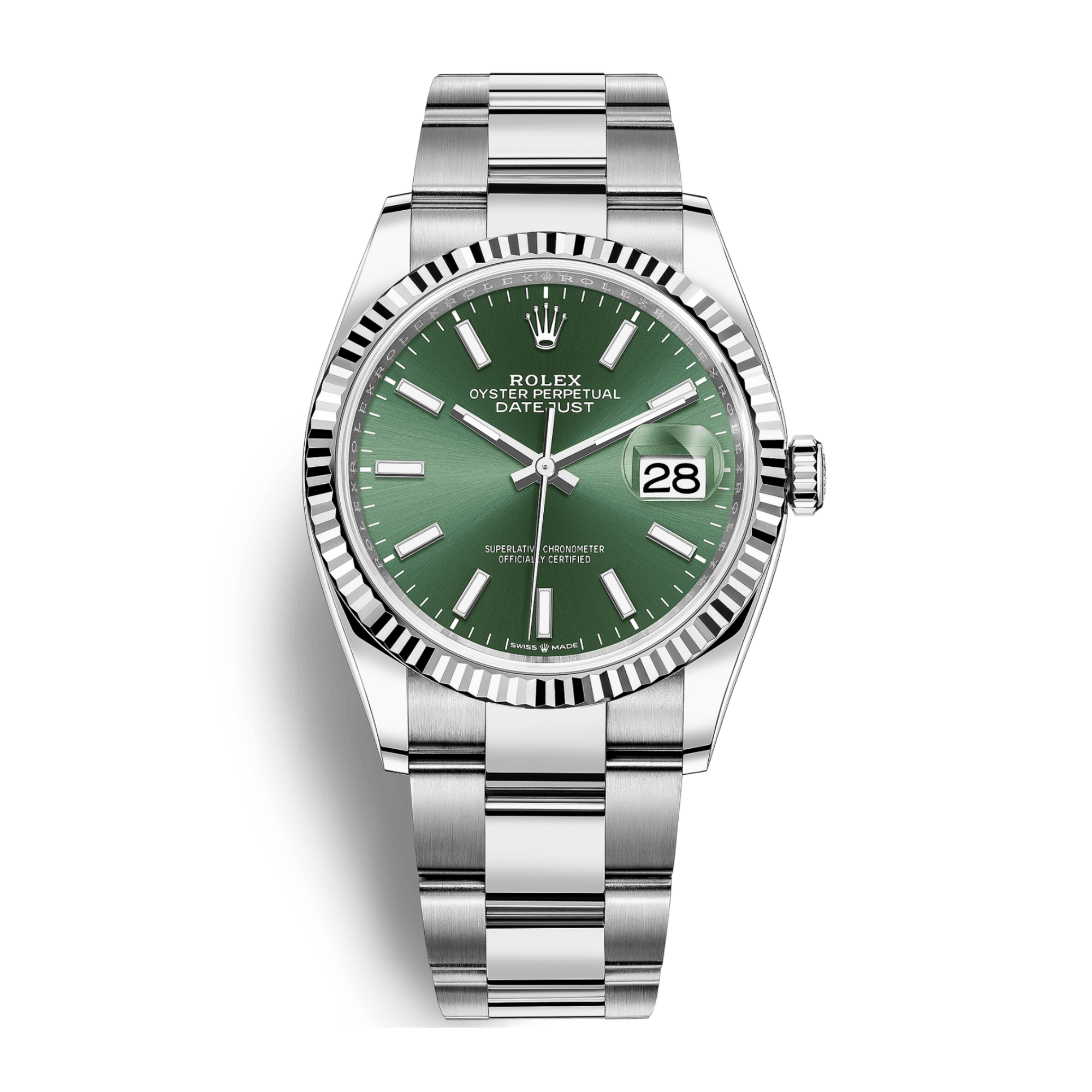 Image of Datejust Steel Green Dial 36mm