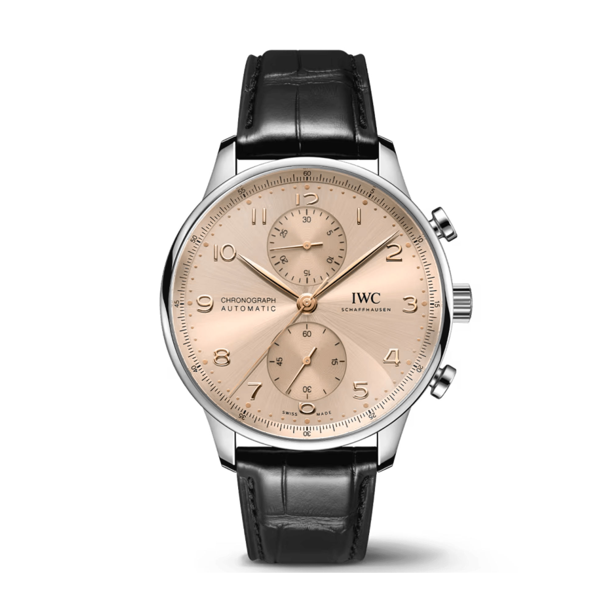 Image of Portugieser Chronograph Steel Beige Dial 41mm