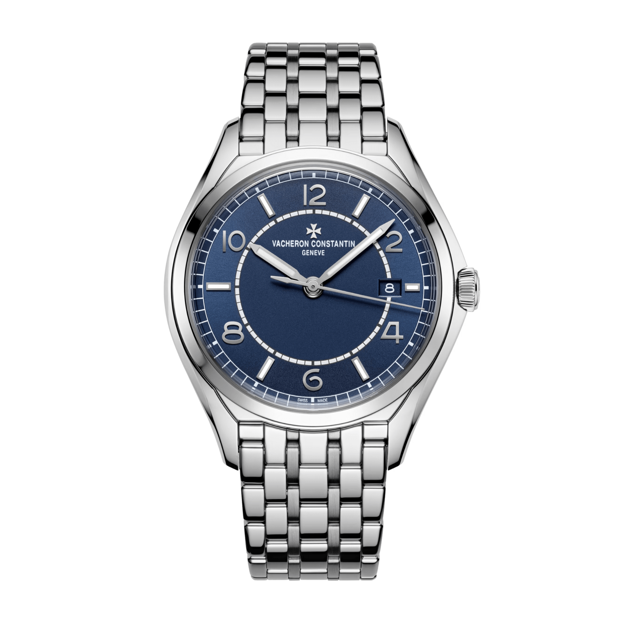 Image of FiftySix Steel Blue Dial 40mm