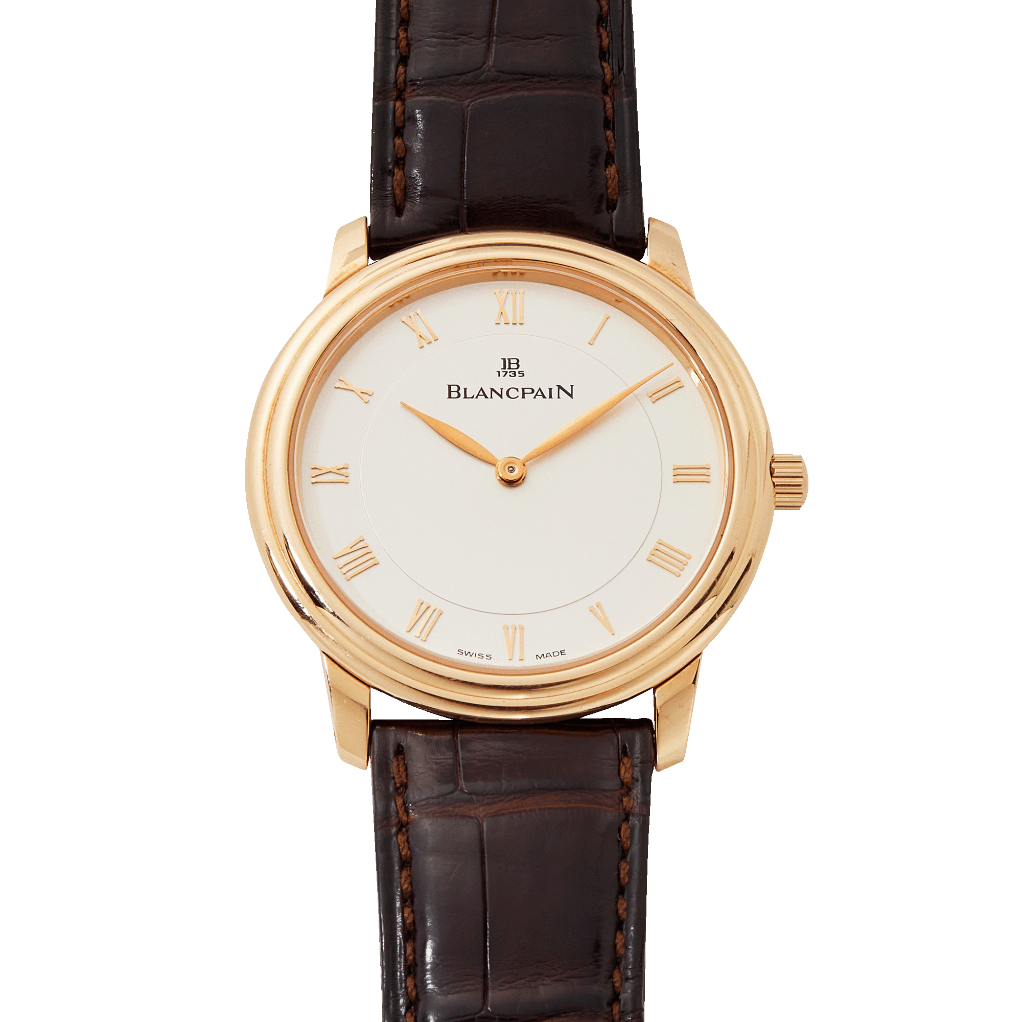 Image of Villeret Ultra-Slim Yellow Gold White Dial 33mm