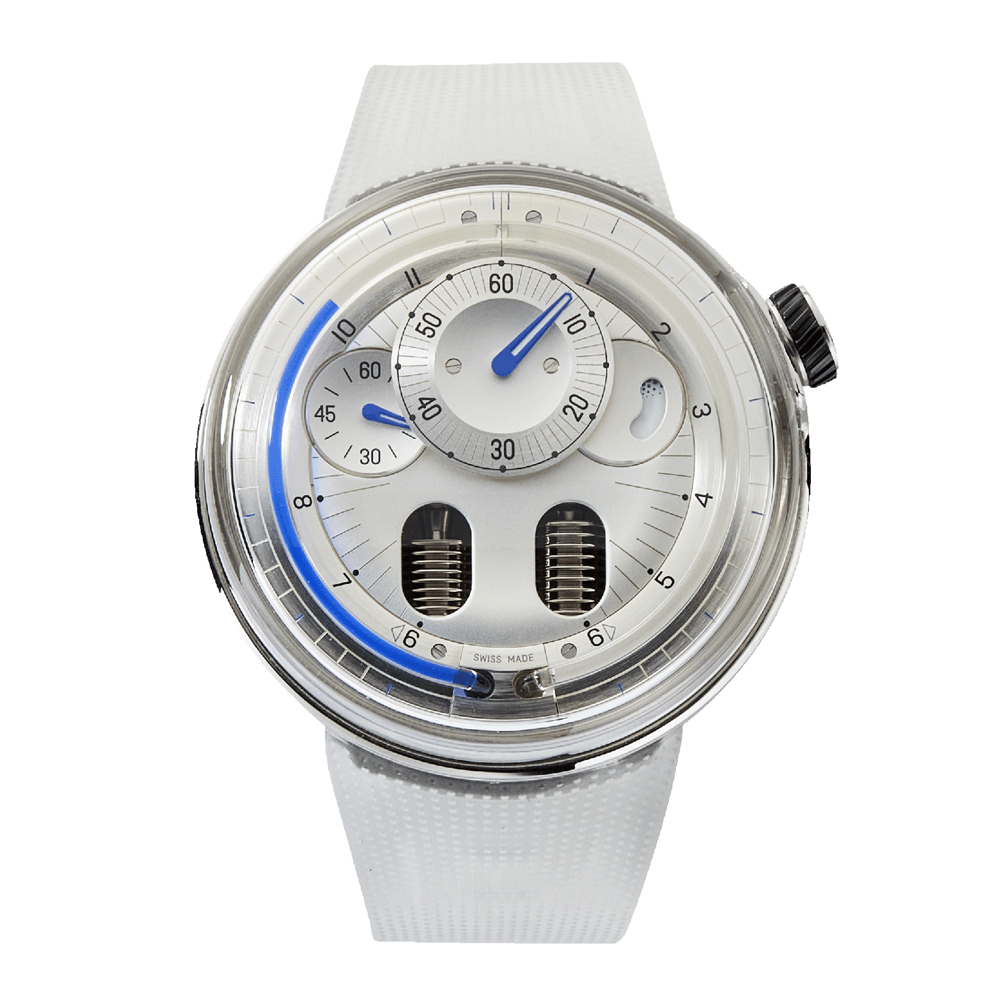 Image of HYT H0 Silver Edition Titanium 48mm