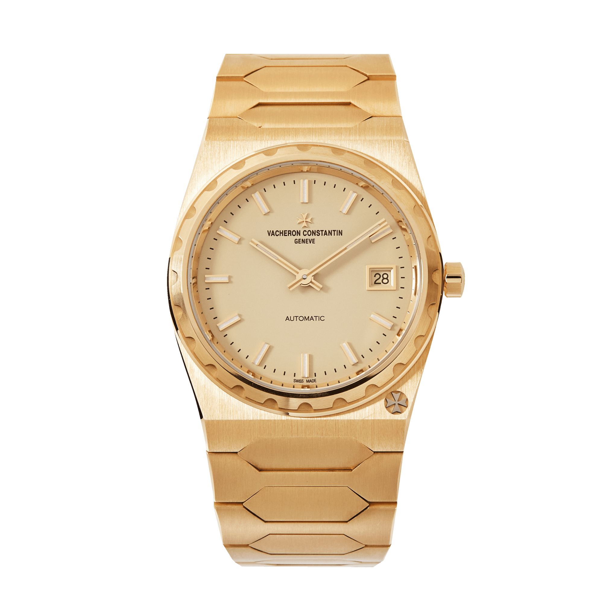 Image of Historiques 222 Yellow Gold Champagne Dial 37mm
