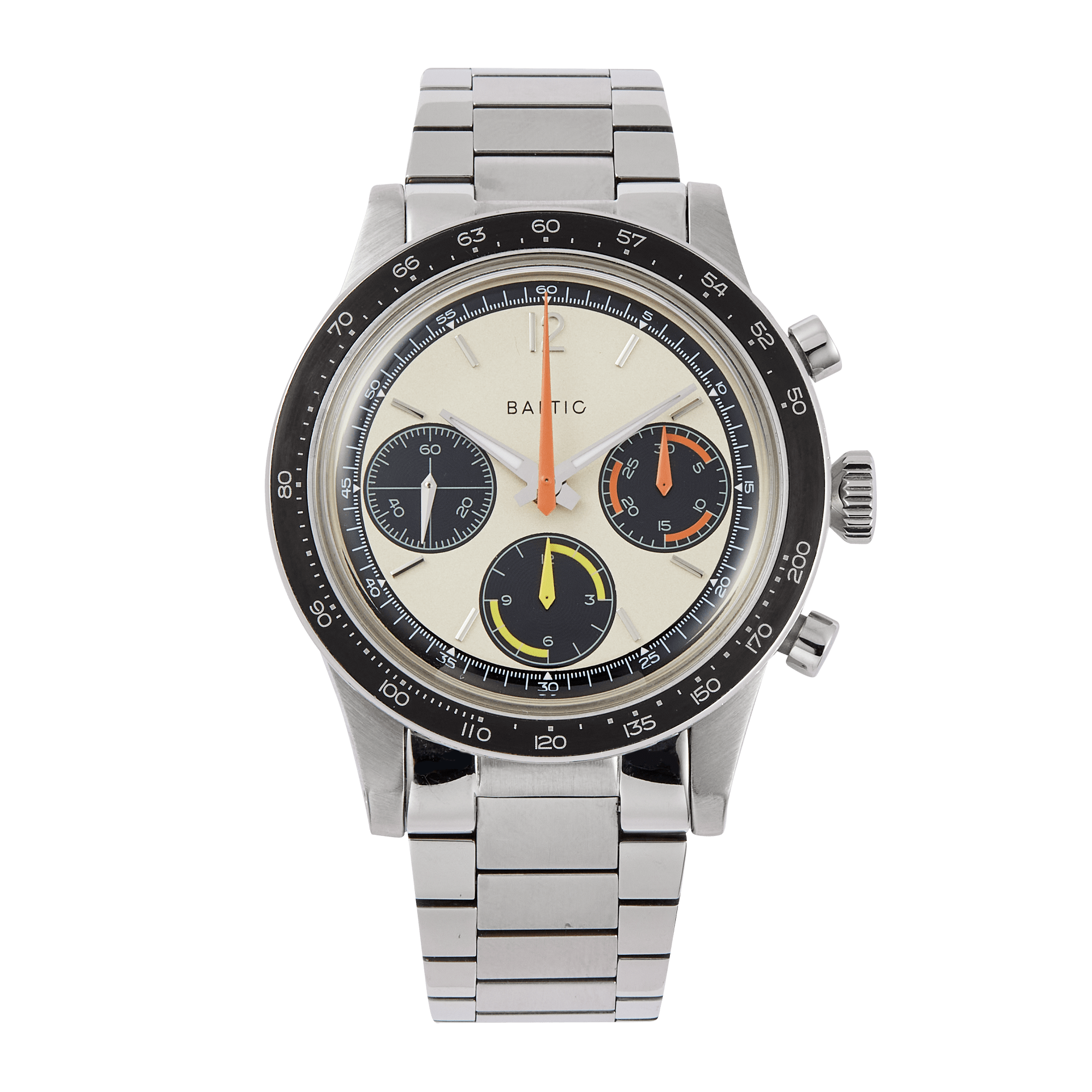 Image of Baltic x Peter Auto Tricompax Steel 39mm