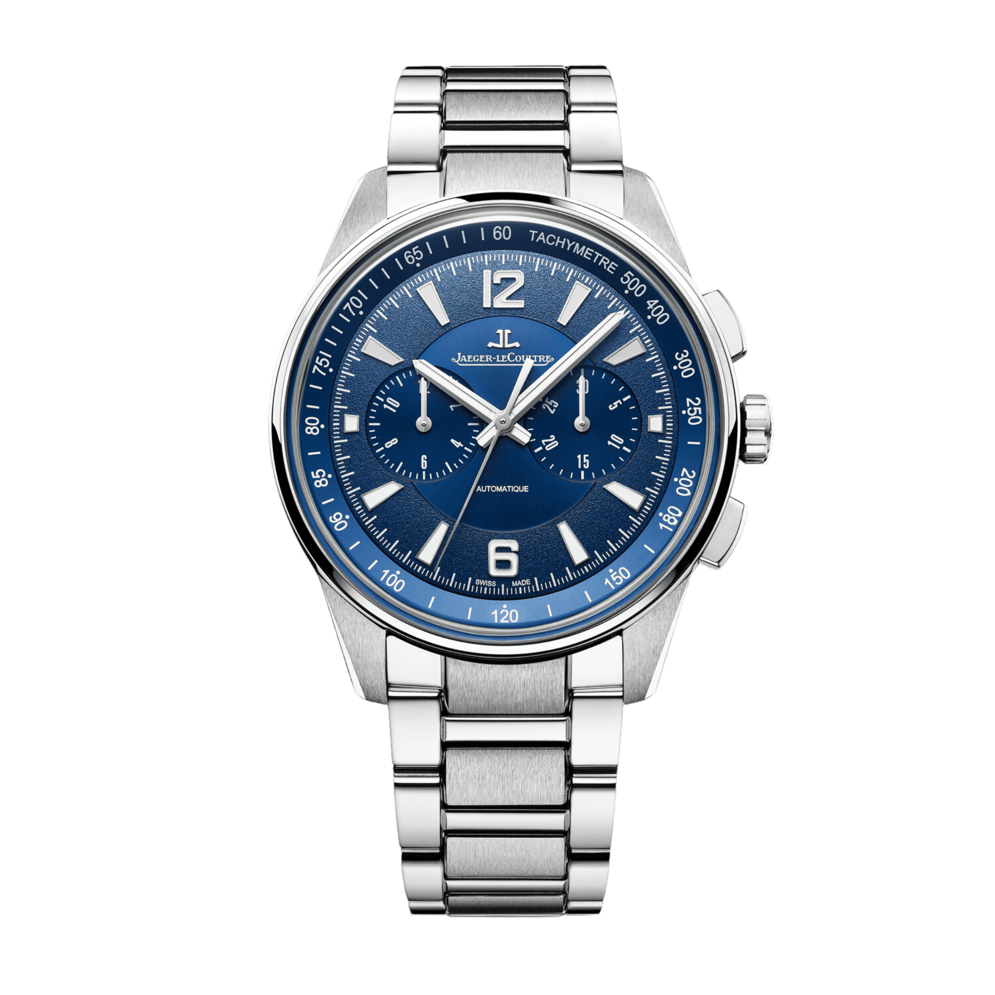 Image of Polaris Chronograph Steel Blue Dial 42mm