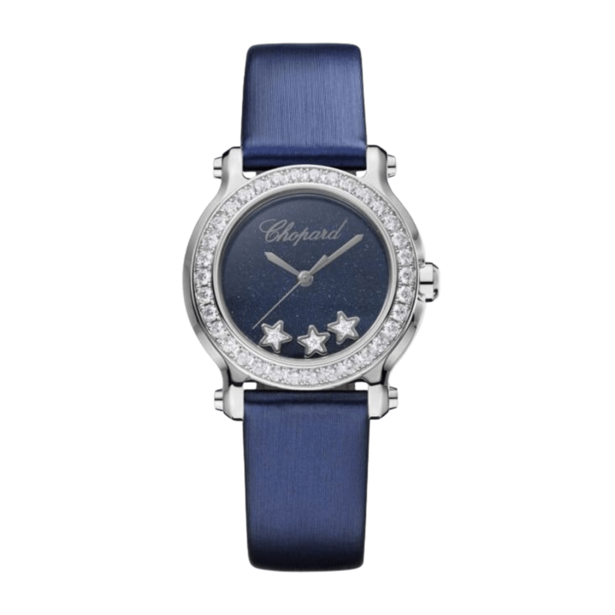 Image of Happy Sport Steel Blue Dial 30mm
