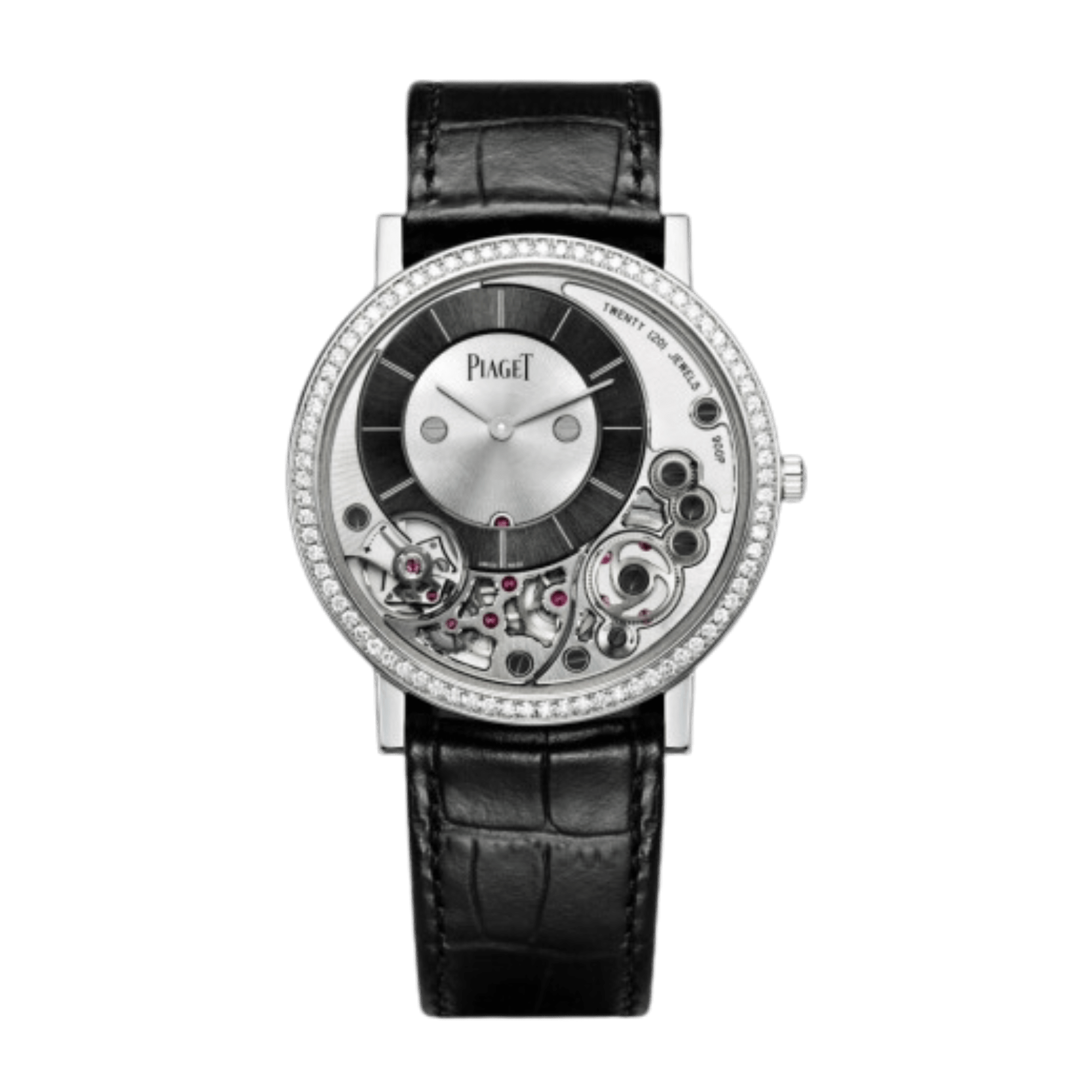 Image of Altiplano White Gold Diamond Silver Dial 38mm