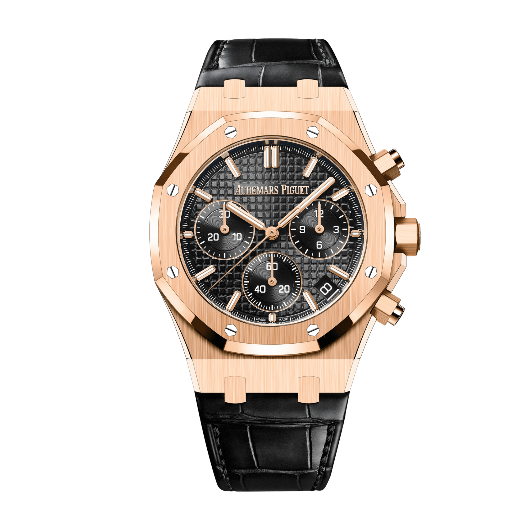 Image of Royal Oak Chronograph Rose Gold Black Dial 41mm