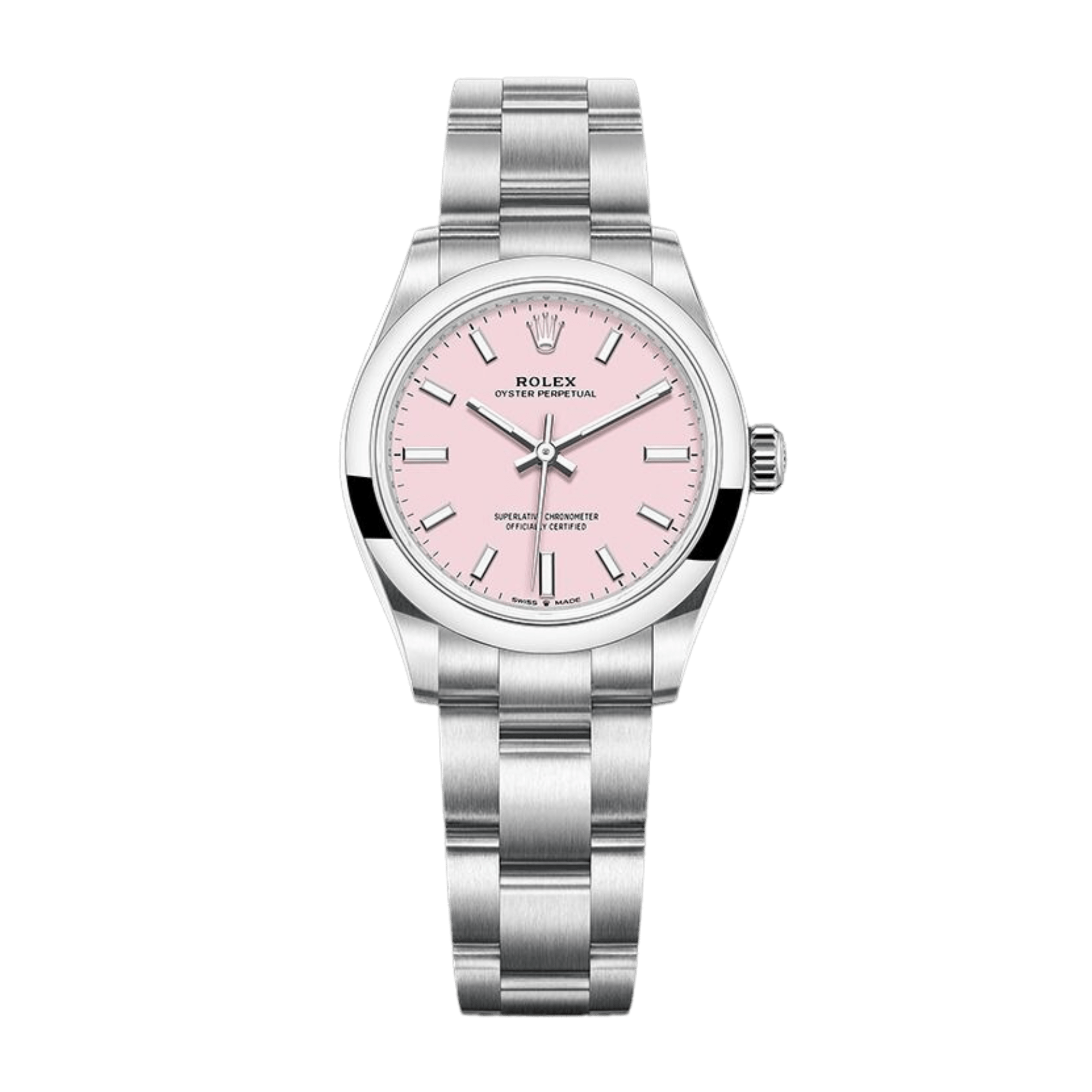 Image of Oyster Perpetual Steel Pink Dial 31mm